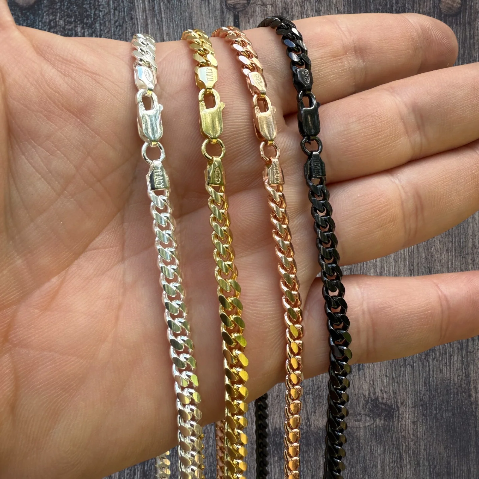 925 Sterling Silver 5mm Miami Cuban Chain Necklace - Image 7