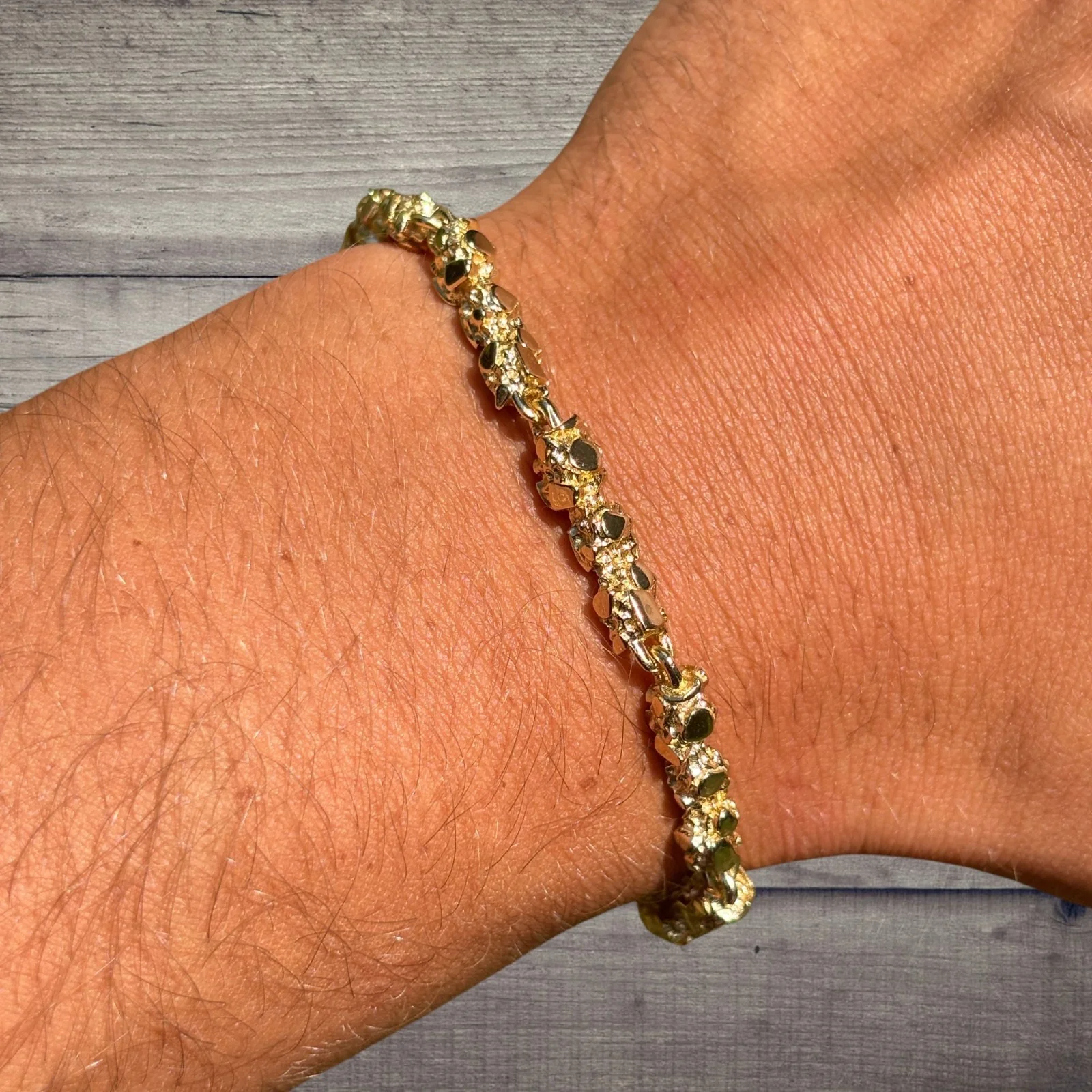 925 Sterling Silver 5mm Nugget Bracelet - Image 16