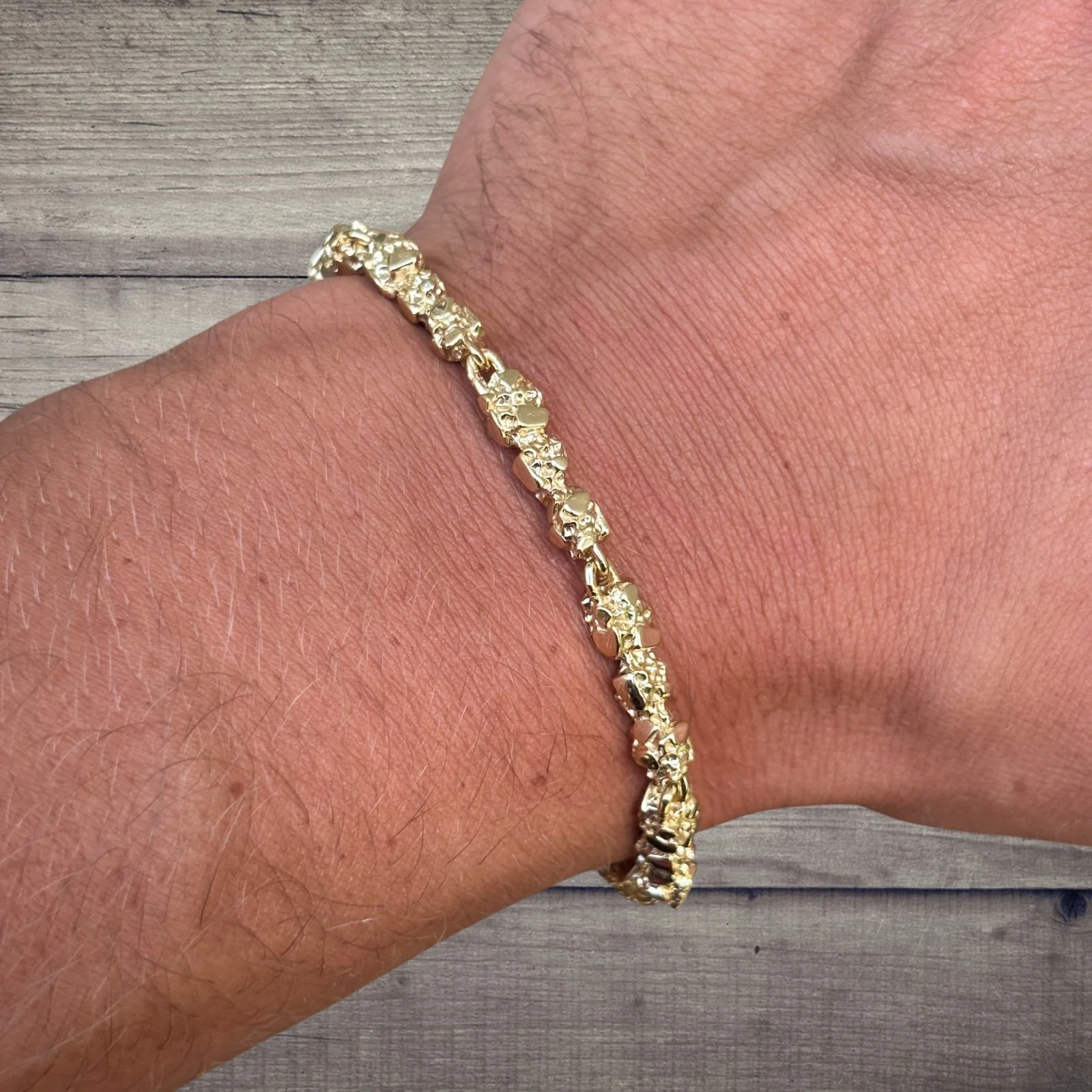 925 Sterling Silver 5mm Nugget Bracelet - Image 20
