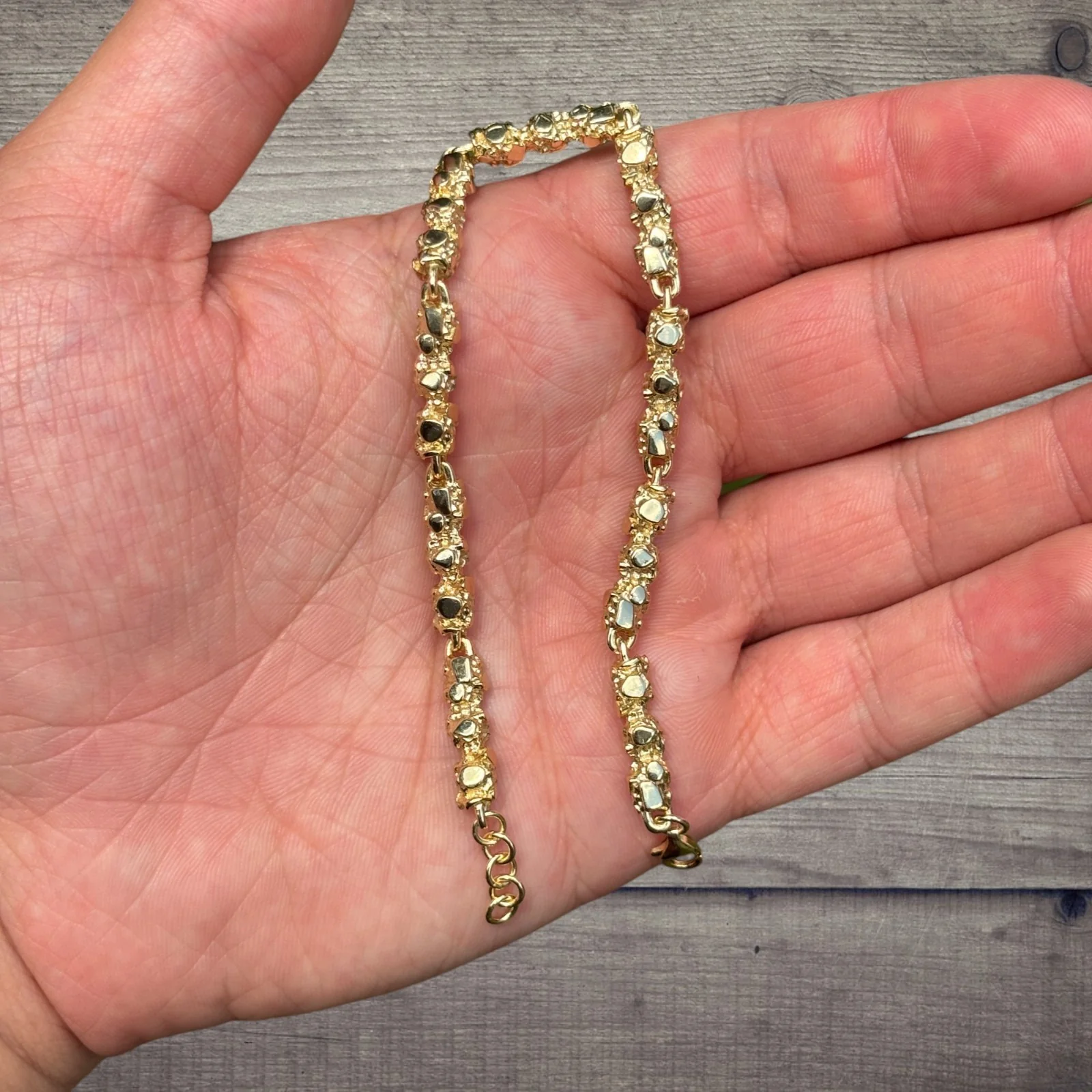 925 Sterling Silver 5mm Nugget Bracelet - Image 5