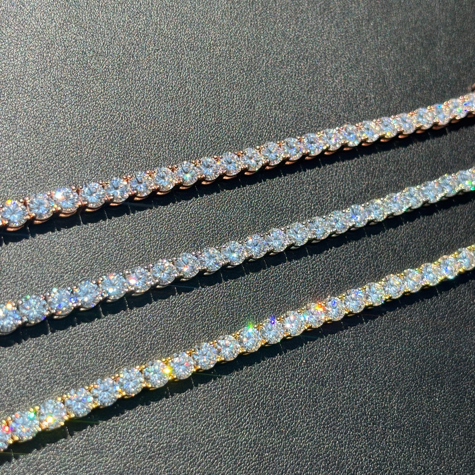 925 Sterling Silver 5mm Tennis Bracelet - CZ Or Moissanite - Image 11