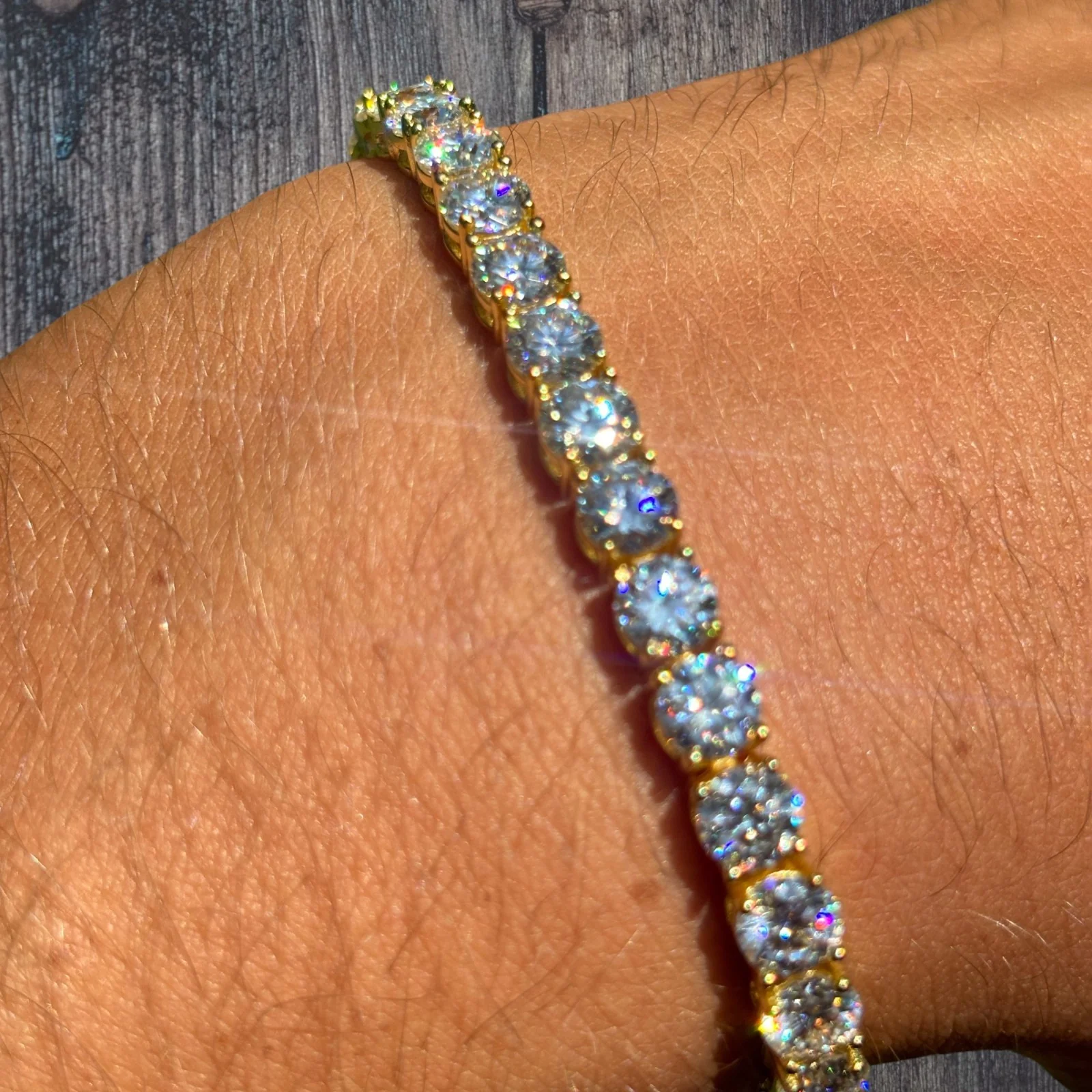 925 Sterling Silver 5mm Tennis Bracelet - CZ Or Moissanite - Image 14