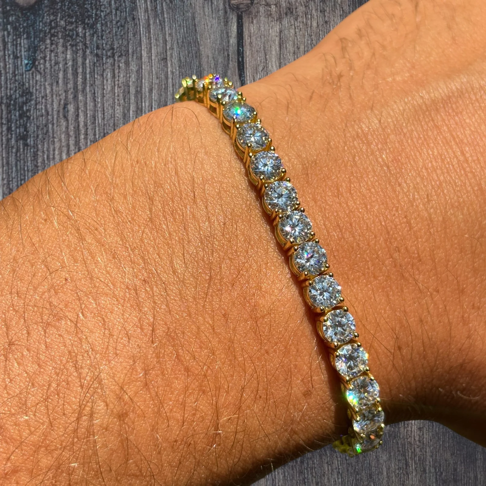 925 Sterling Silver 5mm Tennis Bracelet - CZ Or Moissanite - Image 15