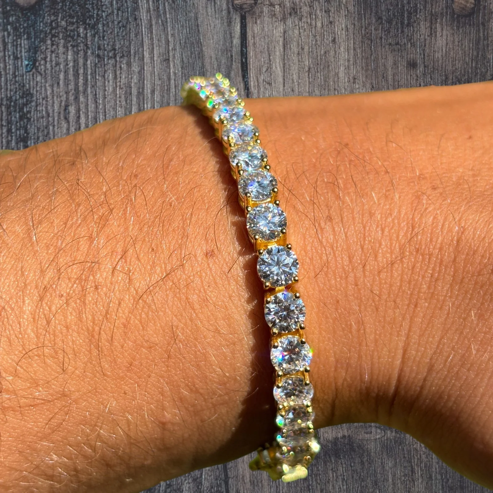 925 Sterling Silver 5mm Tennis Bracelet - CZ Or Moissanite - Image 17