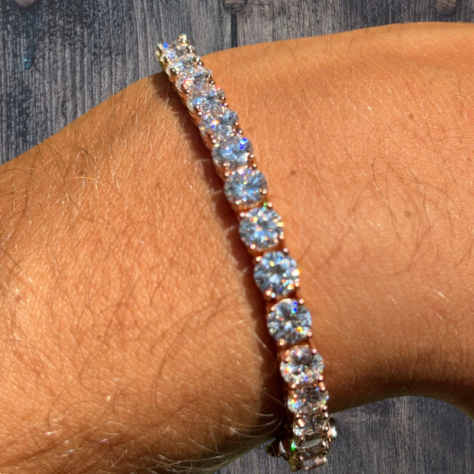 925 Sterling Silver 5mm Tennis Bracelet - CZ Or Moissanite - Image 20