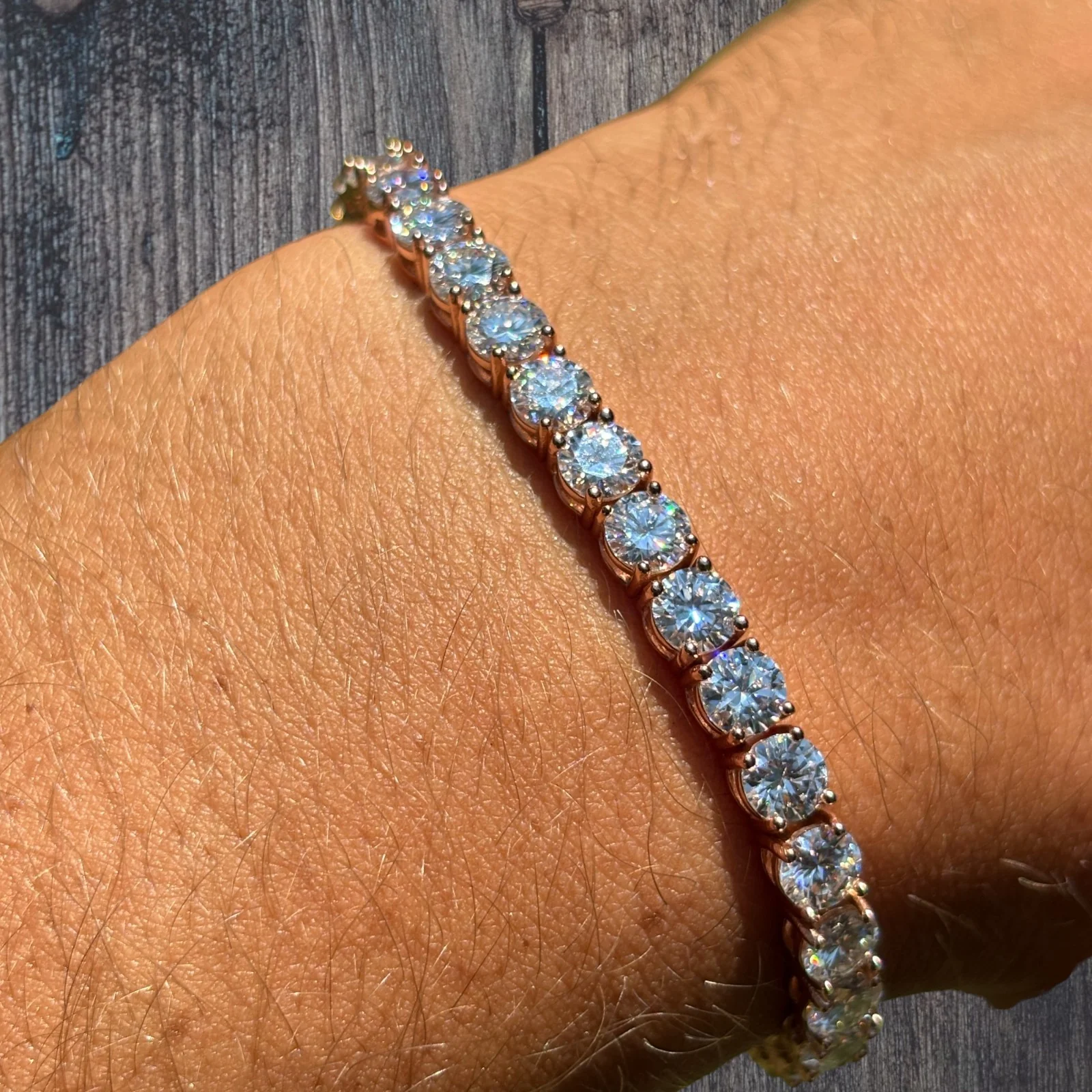 925 Sterling Silver 5mm Tennis Bracelet - CZ Or Moissanite - Image 24