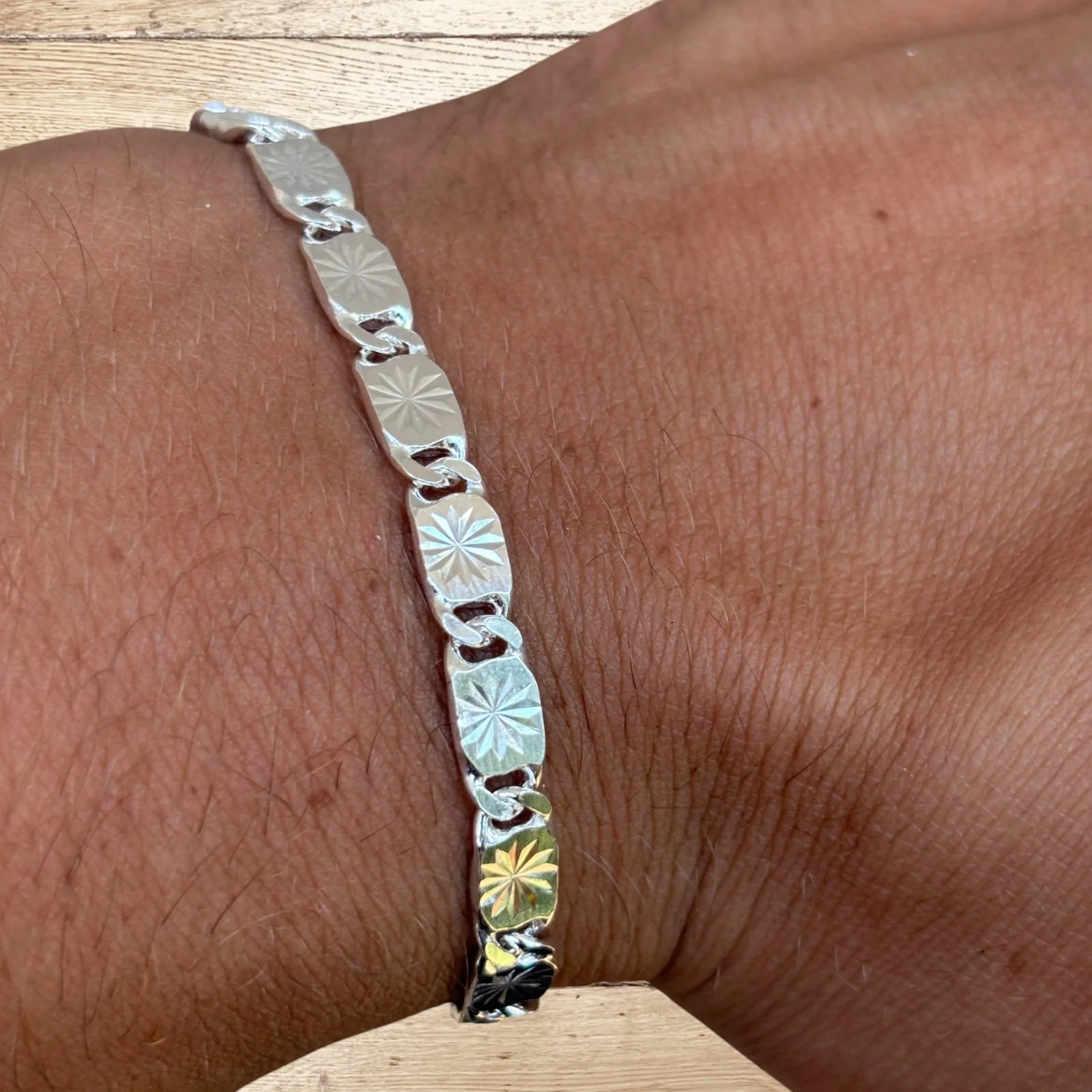 925 Sterling Silver 5mm Valentino Bracelet - Image 16