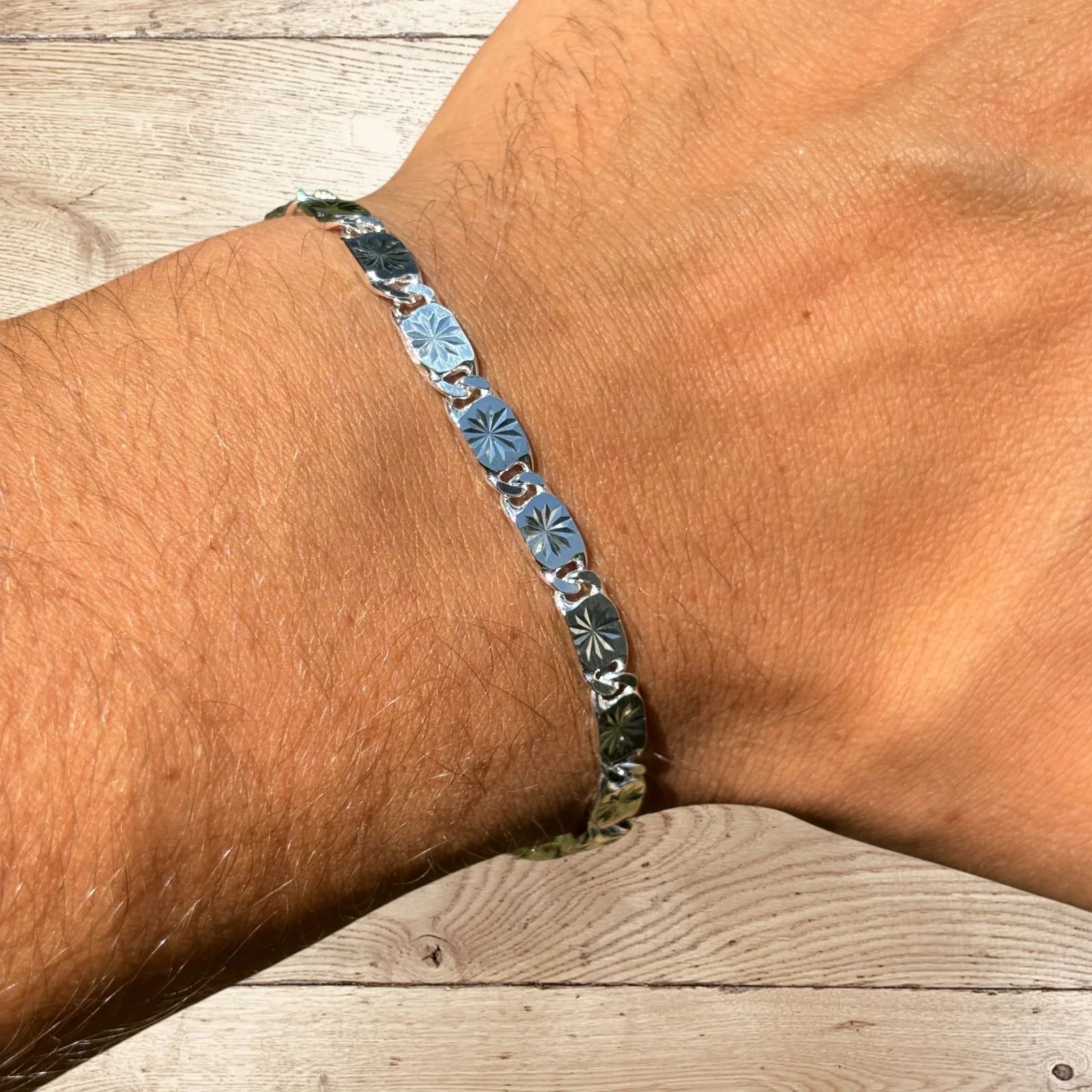 925 Sterling Silver 5mm Valentino Bracelet - Image 3