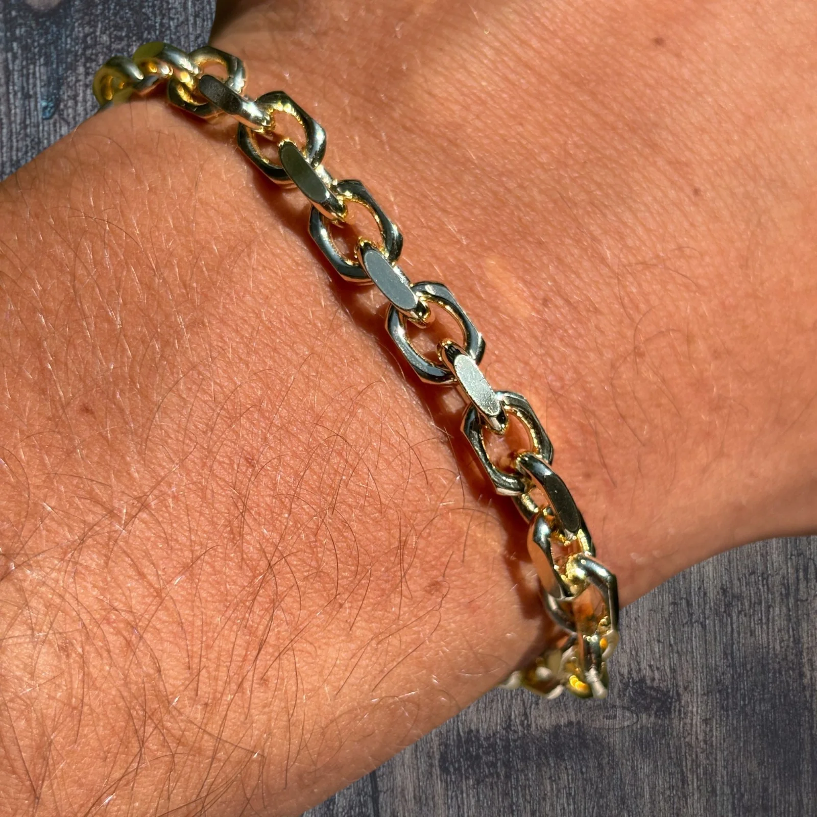 925 Sterling Silver 6mm Anchor Cable Bracelet - Image 19
