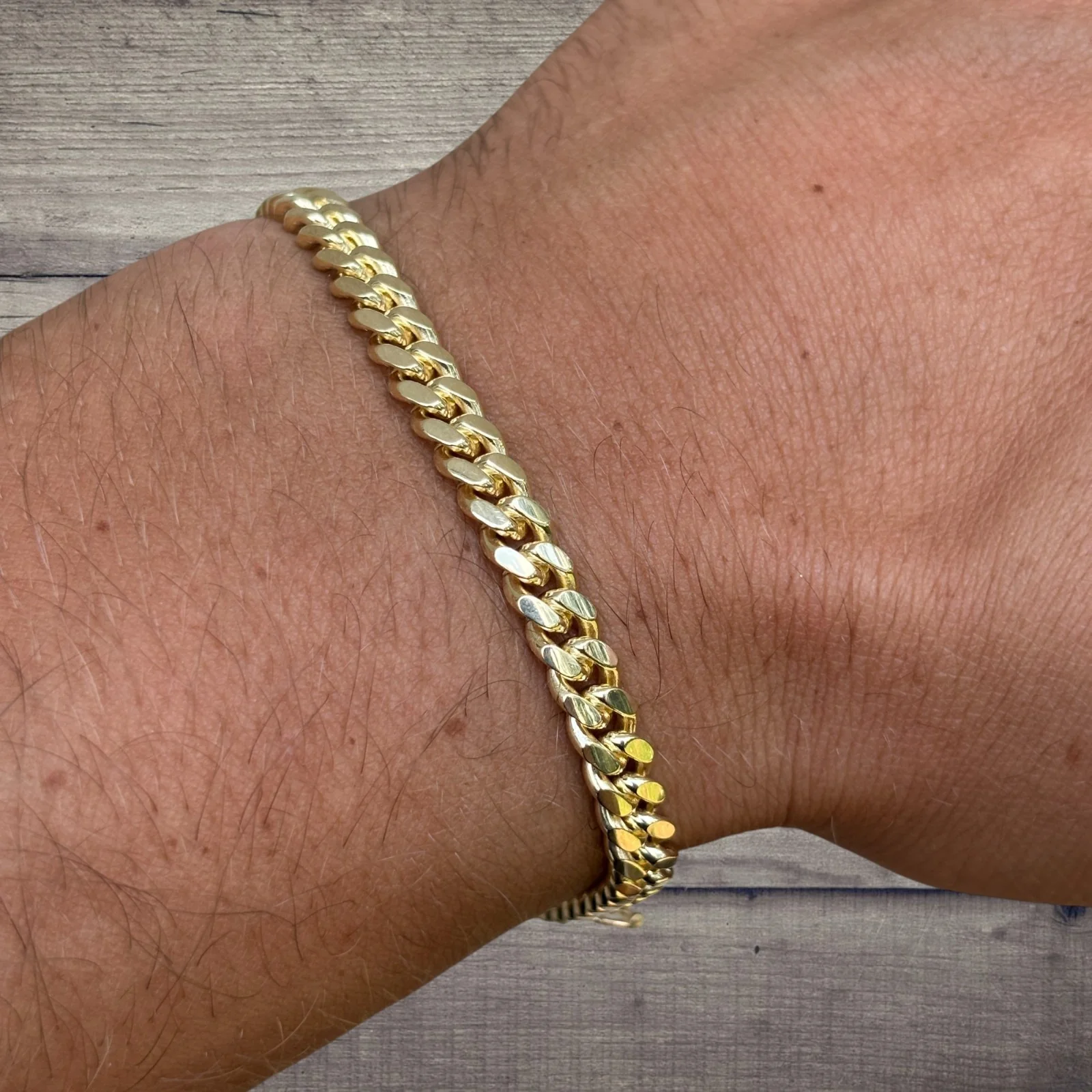 925 Sterling Silver 6mm Miami Cuban W. Box Clasp Bracelet - Image 18