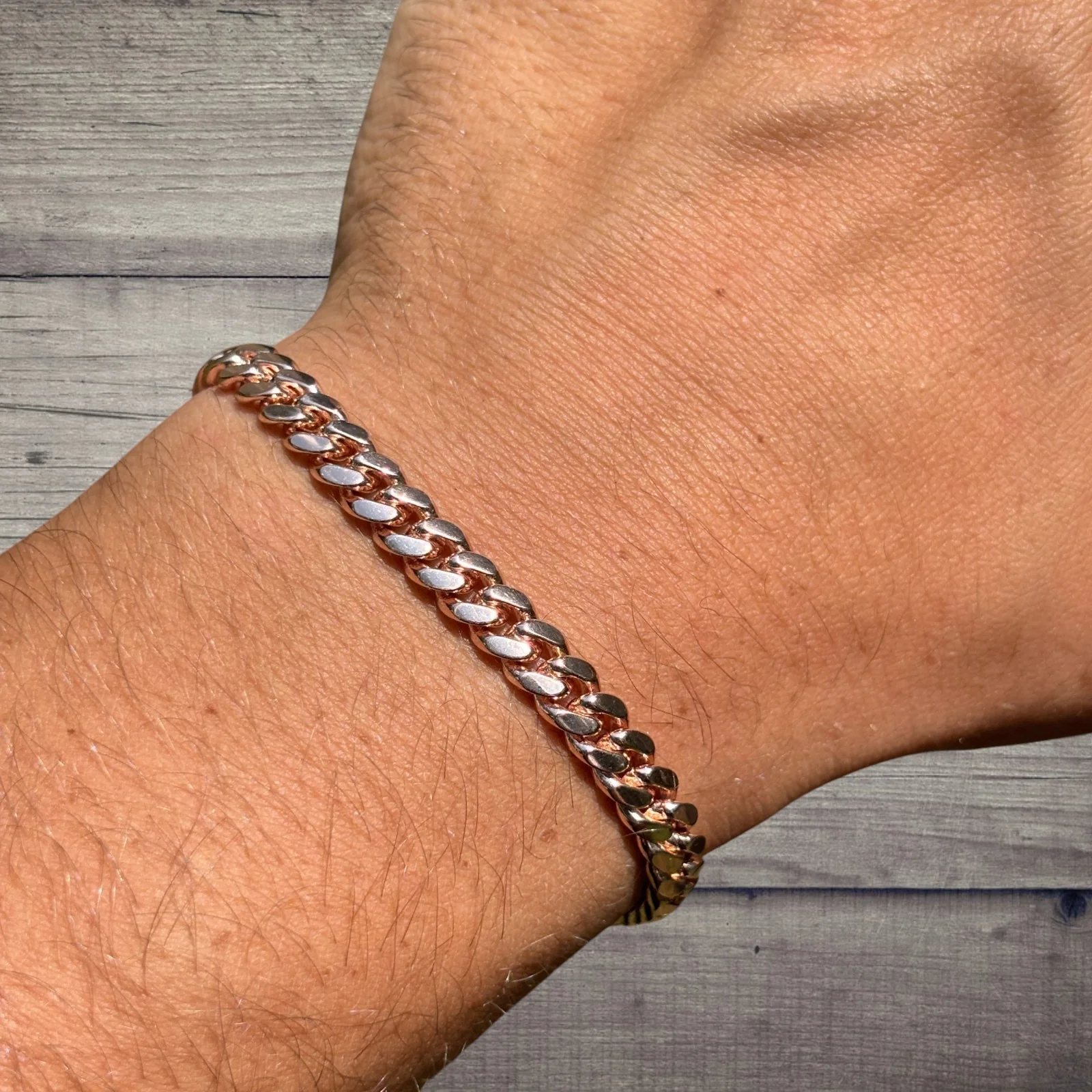 925 Sterling Silver 6mm Miami Cuban W. Box Clasp Bracelet - Image 20