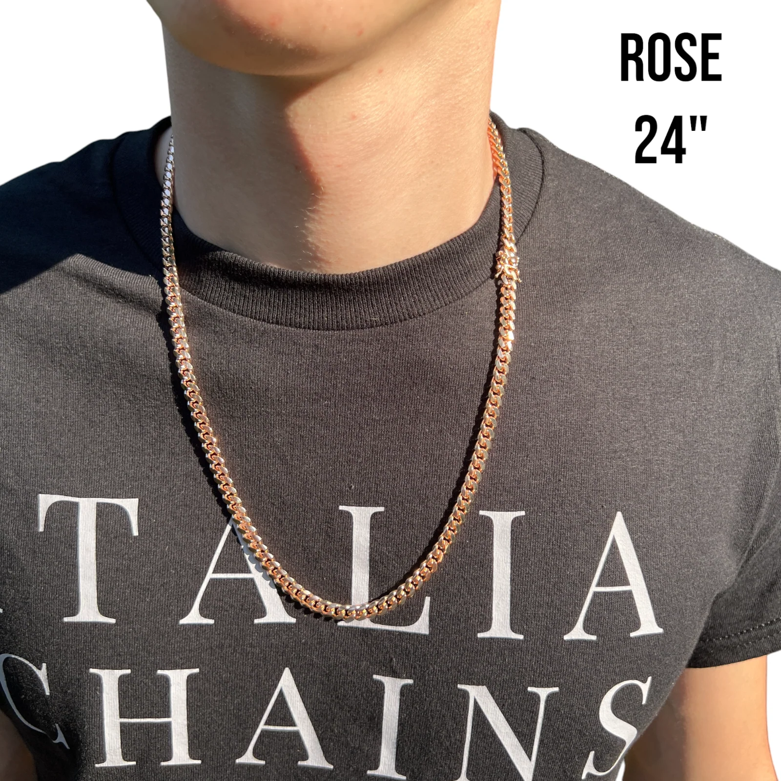 925 Sterling Silver 6mm Miami Cuban W. Box Clasp Chain Necklace - Image 16
