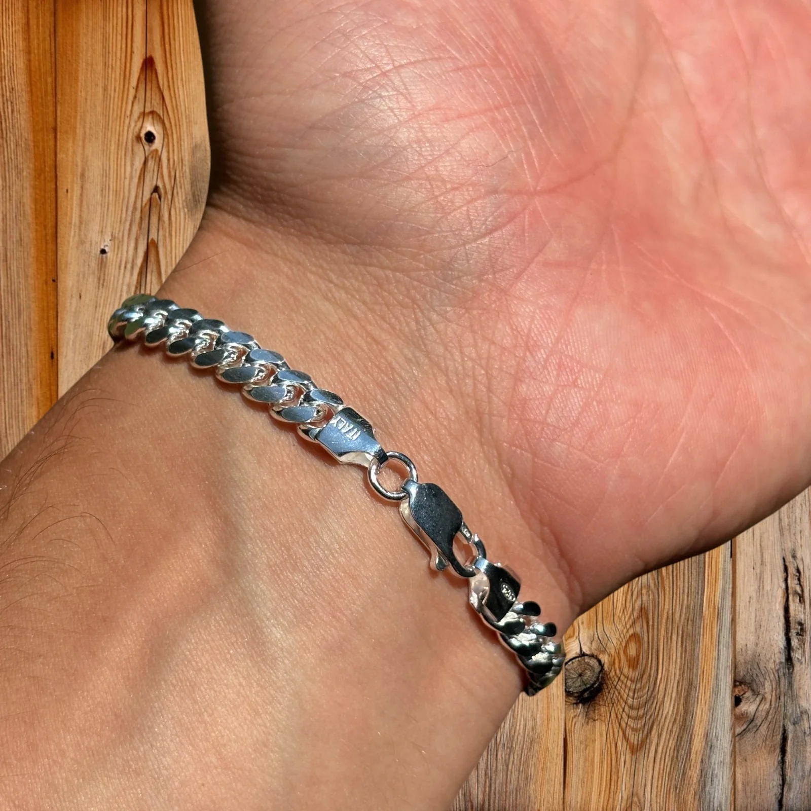 925 Sterling Silver 6mm Miami Cuban Bracelet - Image 10