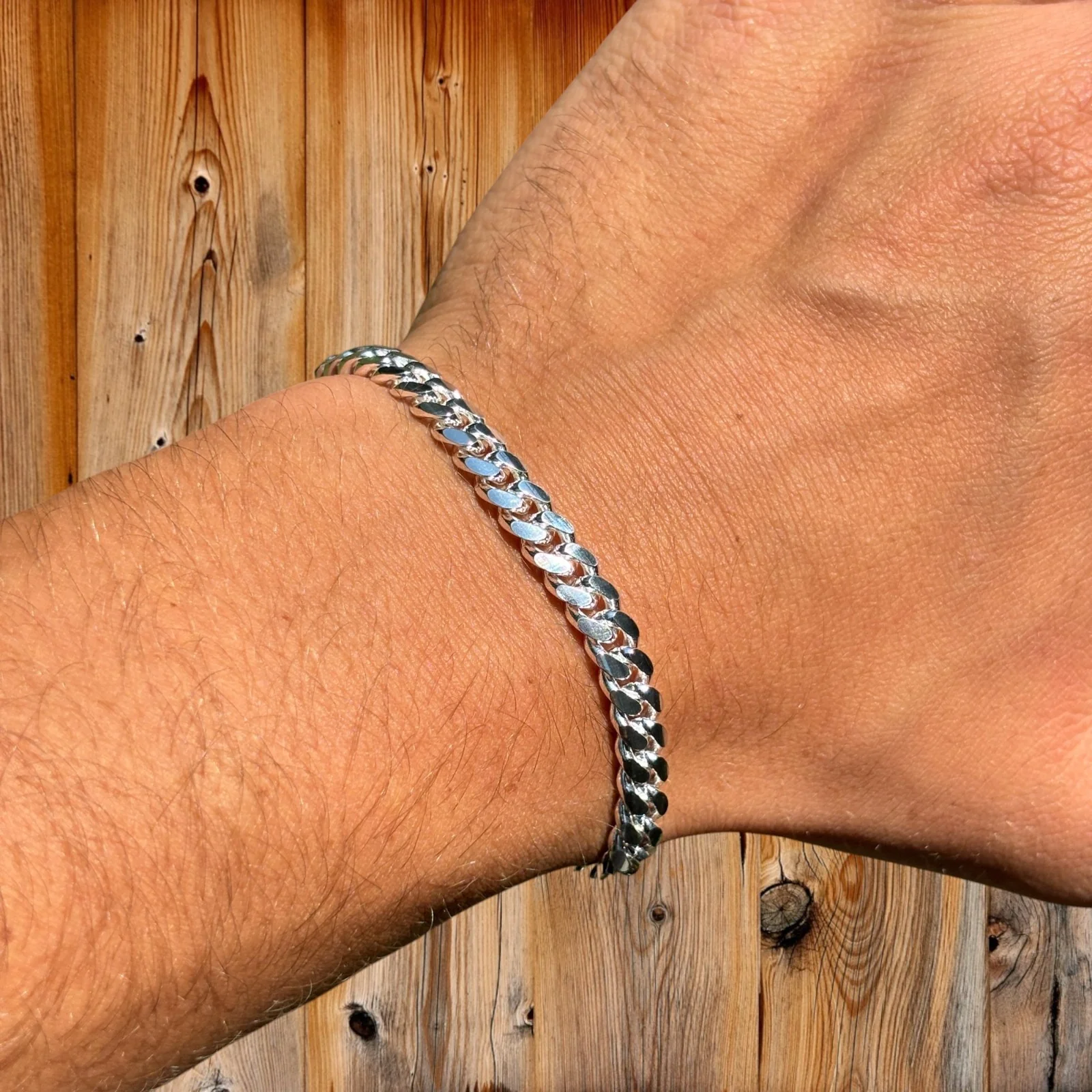 925 Sterling Silver 6mm Miami Cuban Bracelet - Image 6