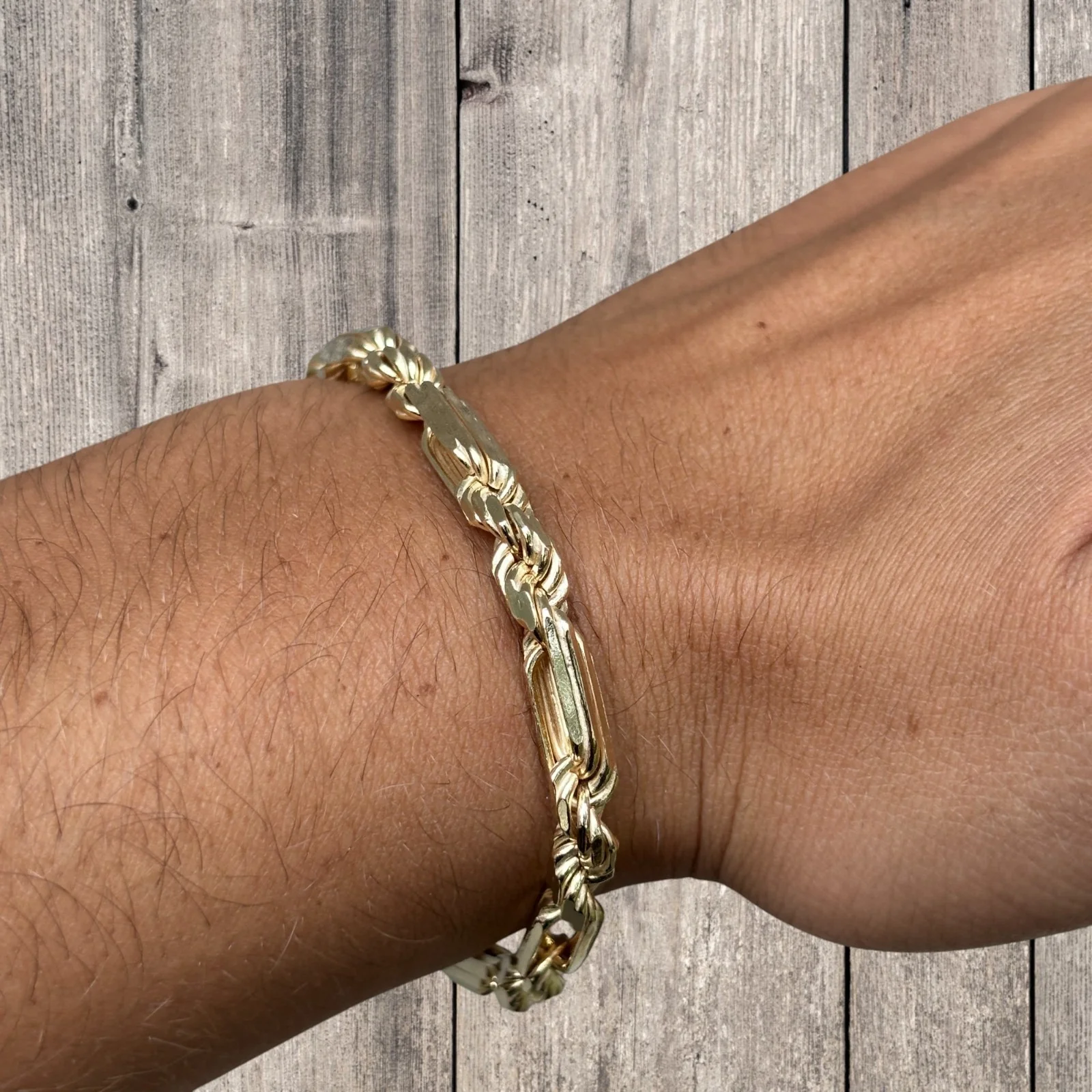 925 Sterling Silver 6mm Figarope Milano Bracelet - Image 18