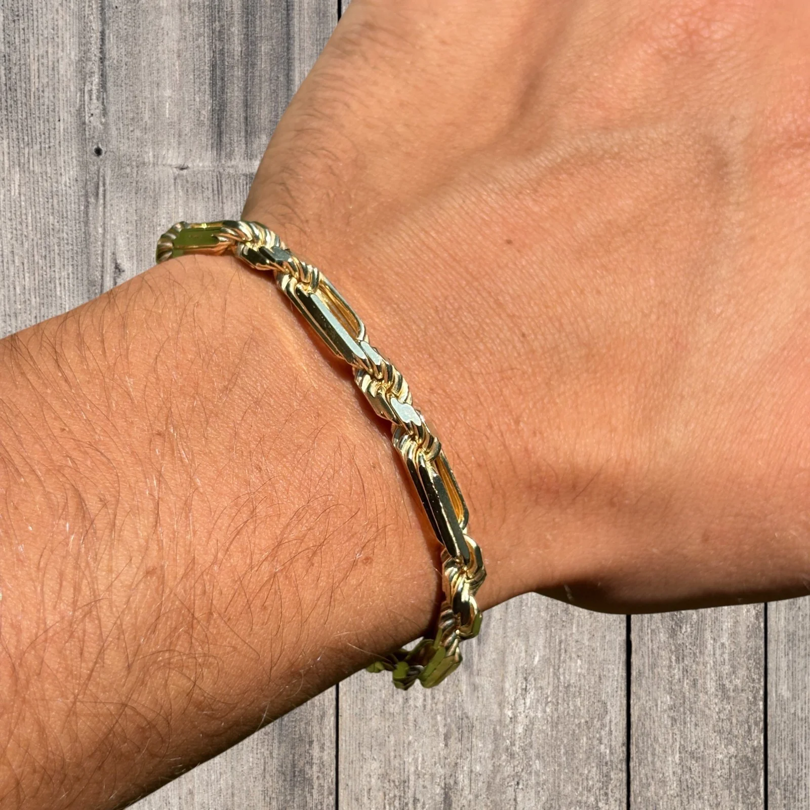 925 Sterling Silver 6mm Figarope Milano Bracelet - Image 20