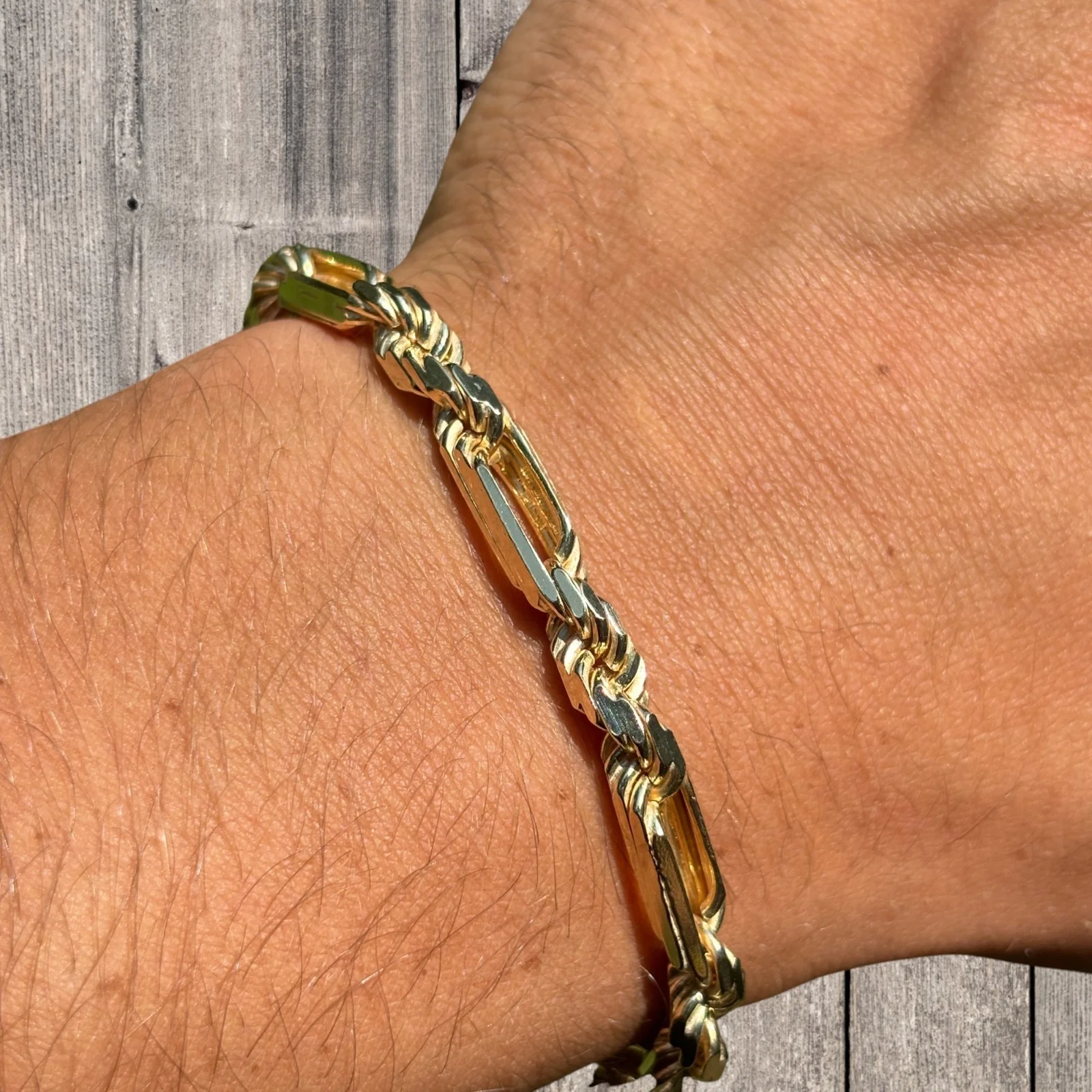 925 Sterling Silver 6mm Figarope Milano Bracelet - Image 23