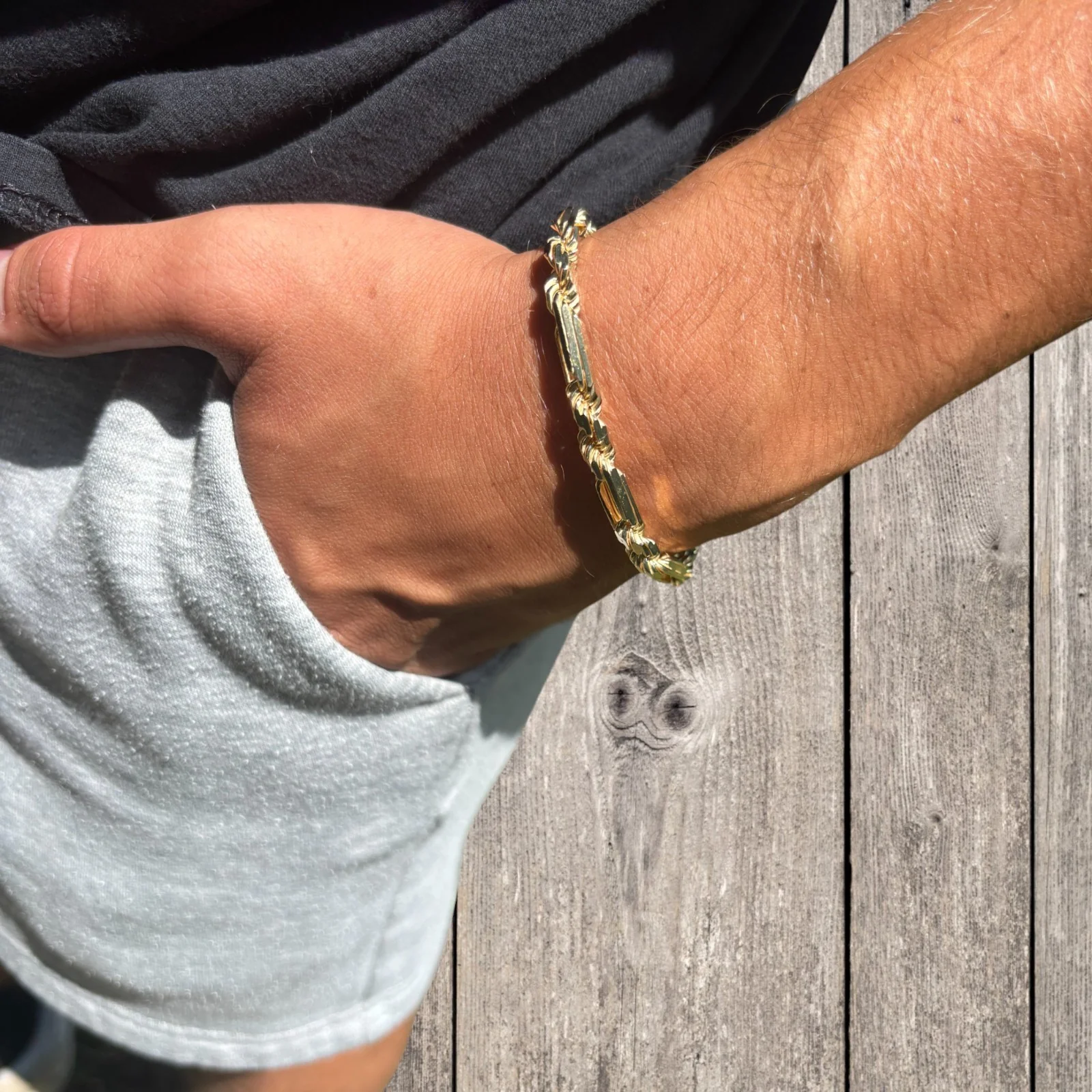 925 Sterling Silver 6mm Figarope Milano Bracelet - Image 24