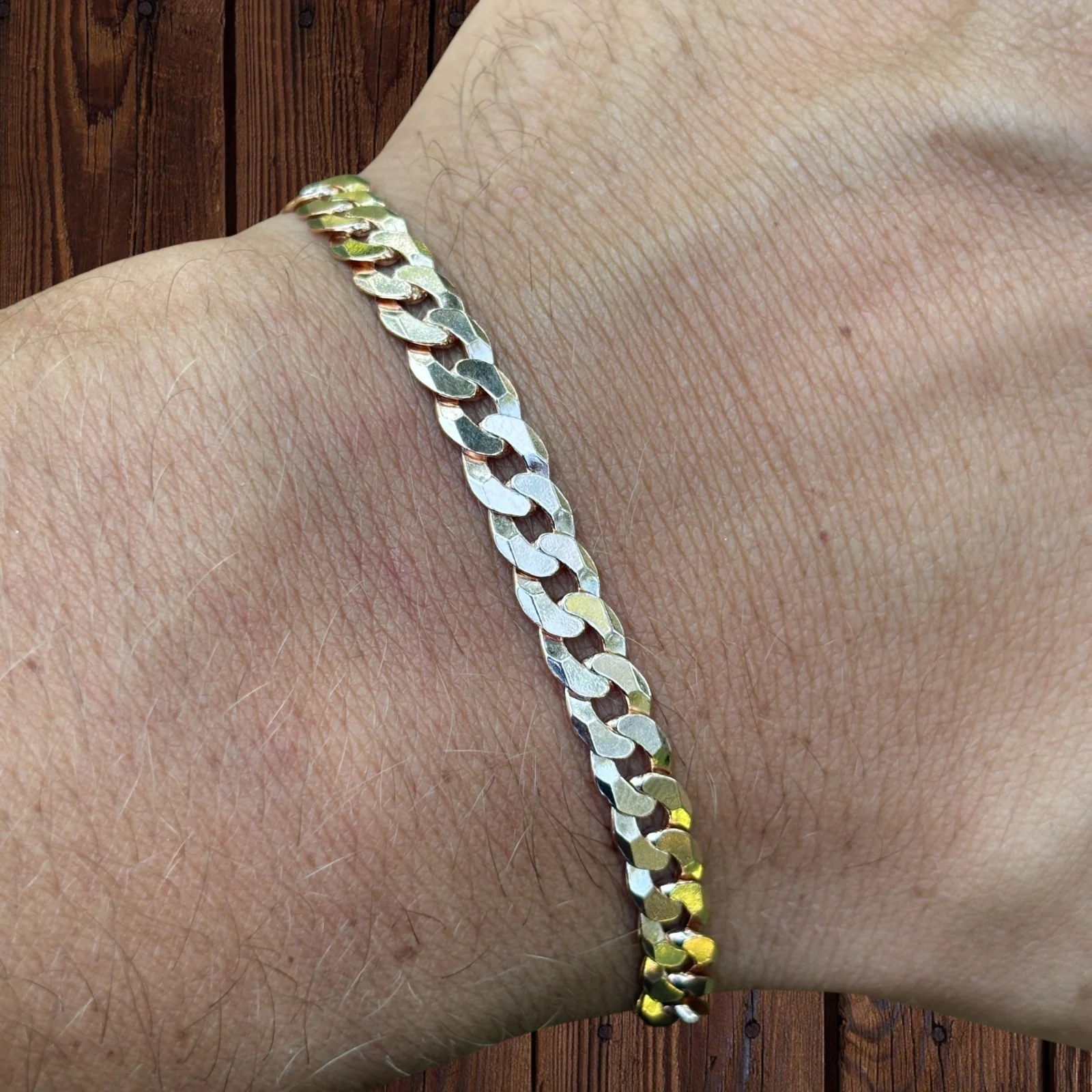 925 Sterling Silver 6mm Flat Curb Bracelet - Image 16