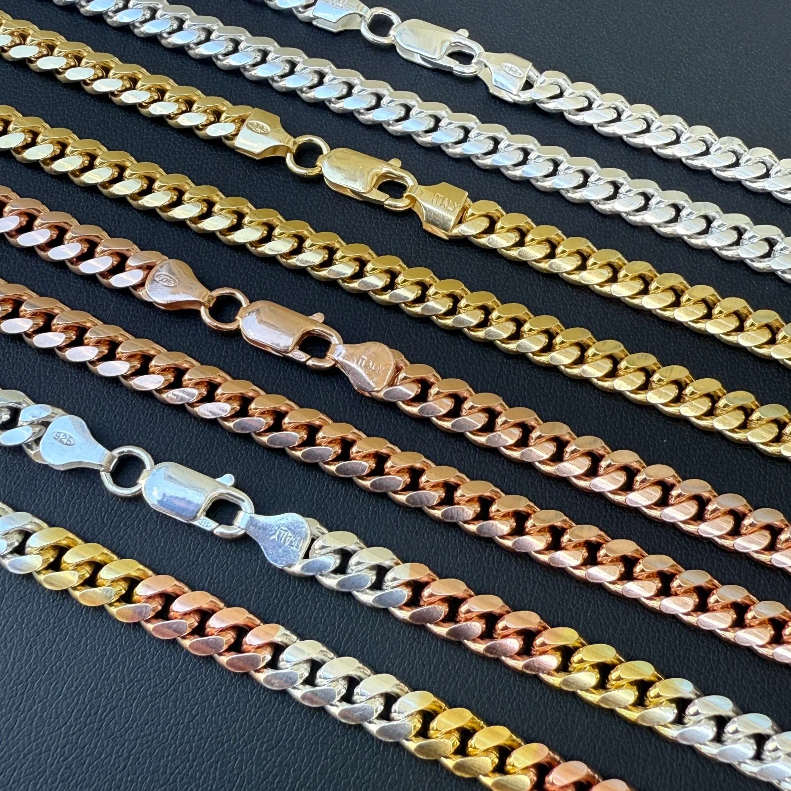 925 Sterling Silver 6mm Miami Cuban Chain Necklace - Image 10