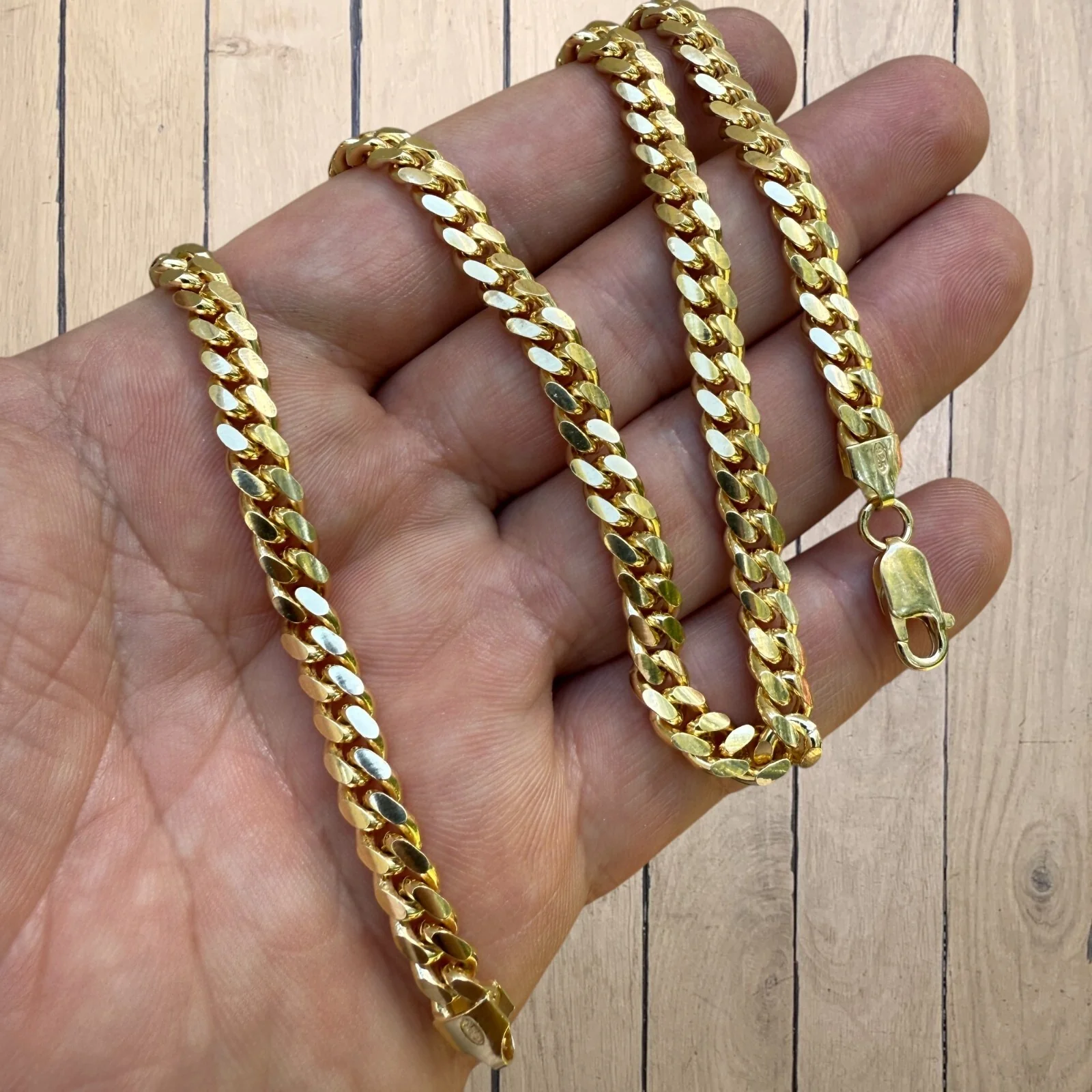 925 Sterling Silver 6mm Miami Cuban Chain Necklace - Image 11
