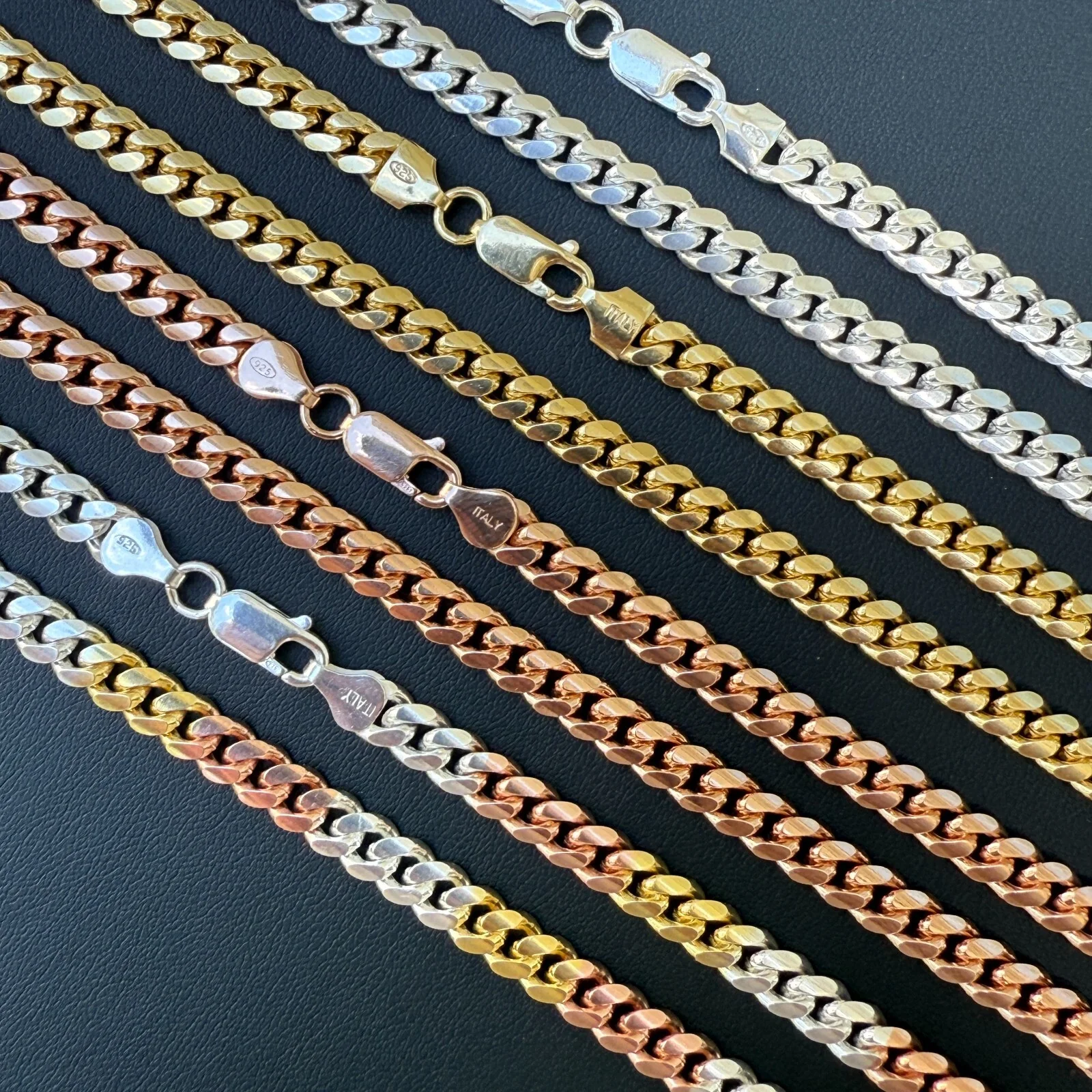 925 Sterling Silver 6mm Miami Cuban Chain Necklace - Image 4