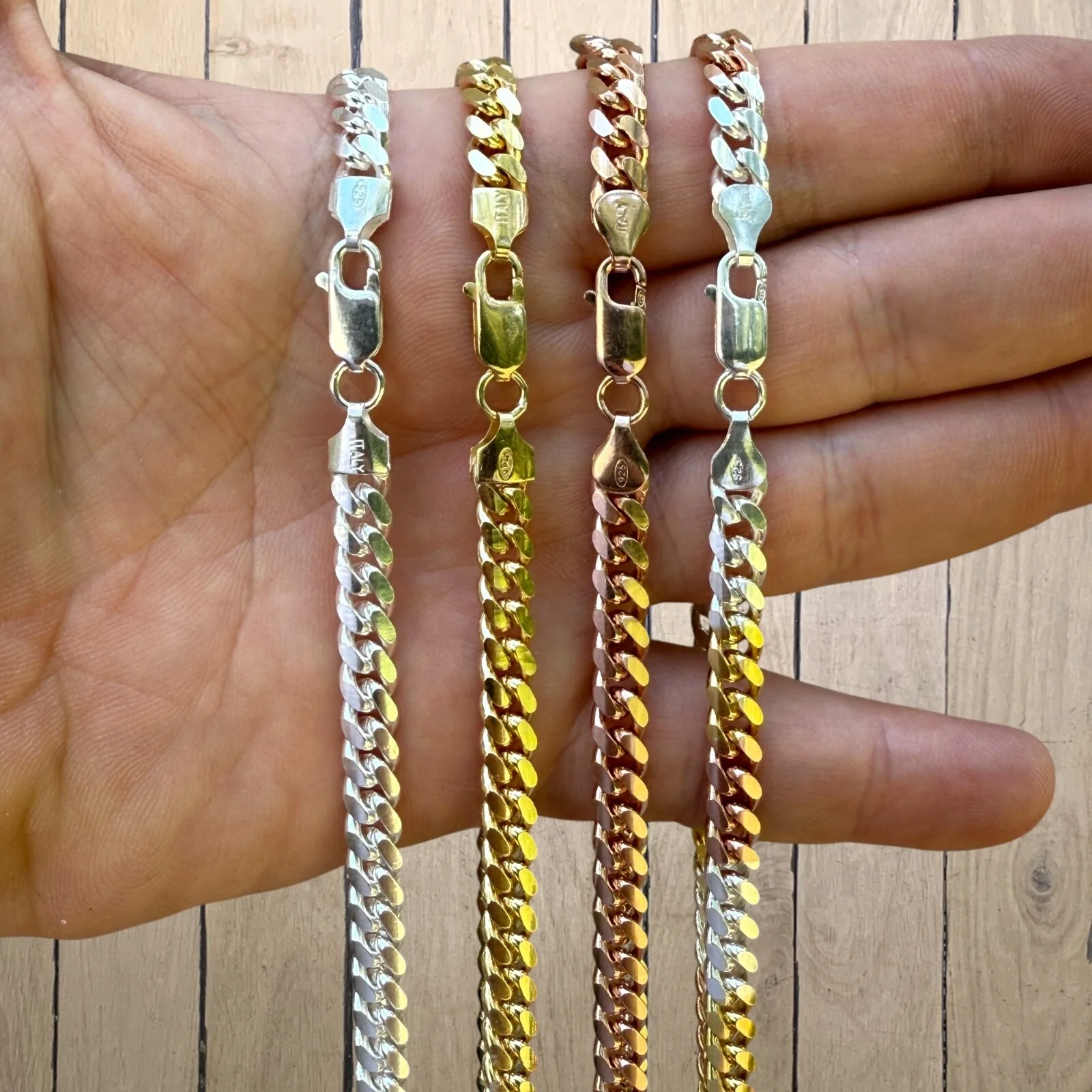 925 Sterling Silver 6mm Miami Cuban Chain Necklace - Image 5