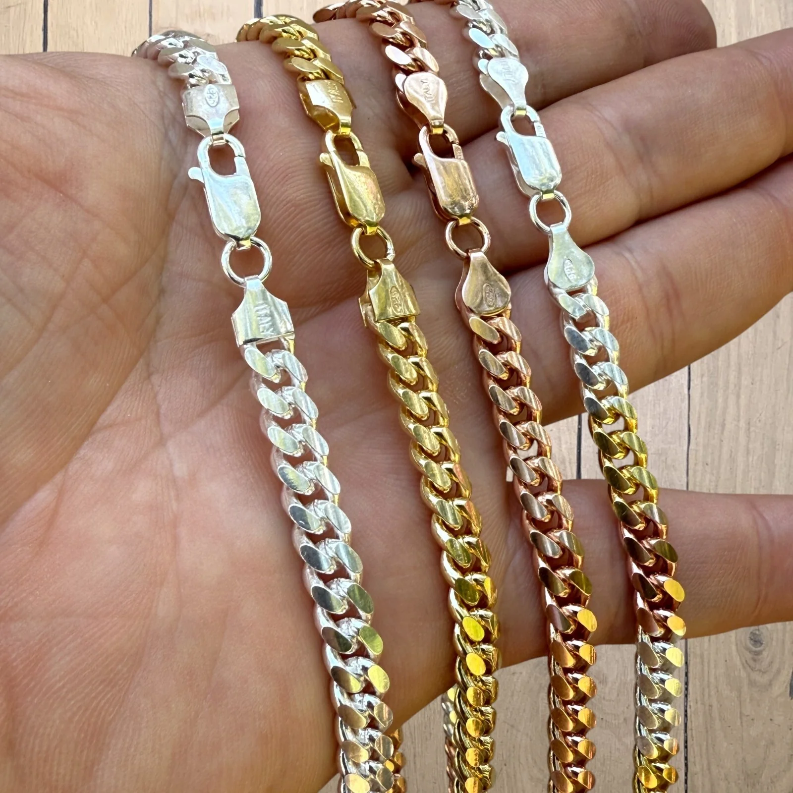 925 Sterling Silver 6mm Miami Cuban Chain Necklace - Image 6