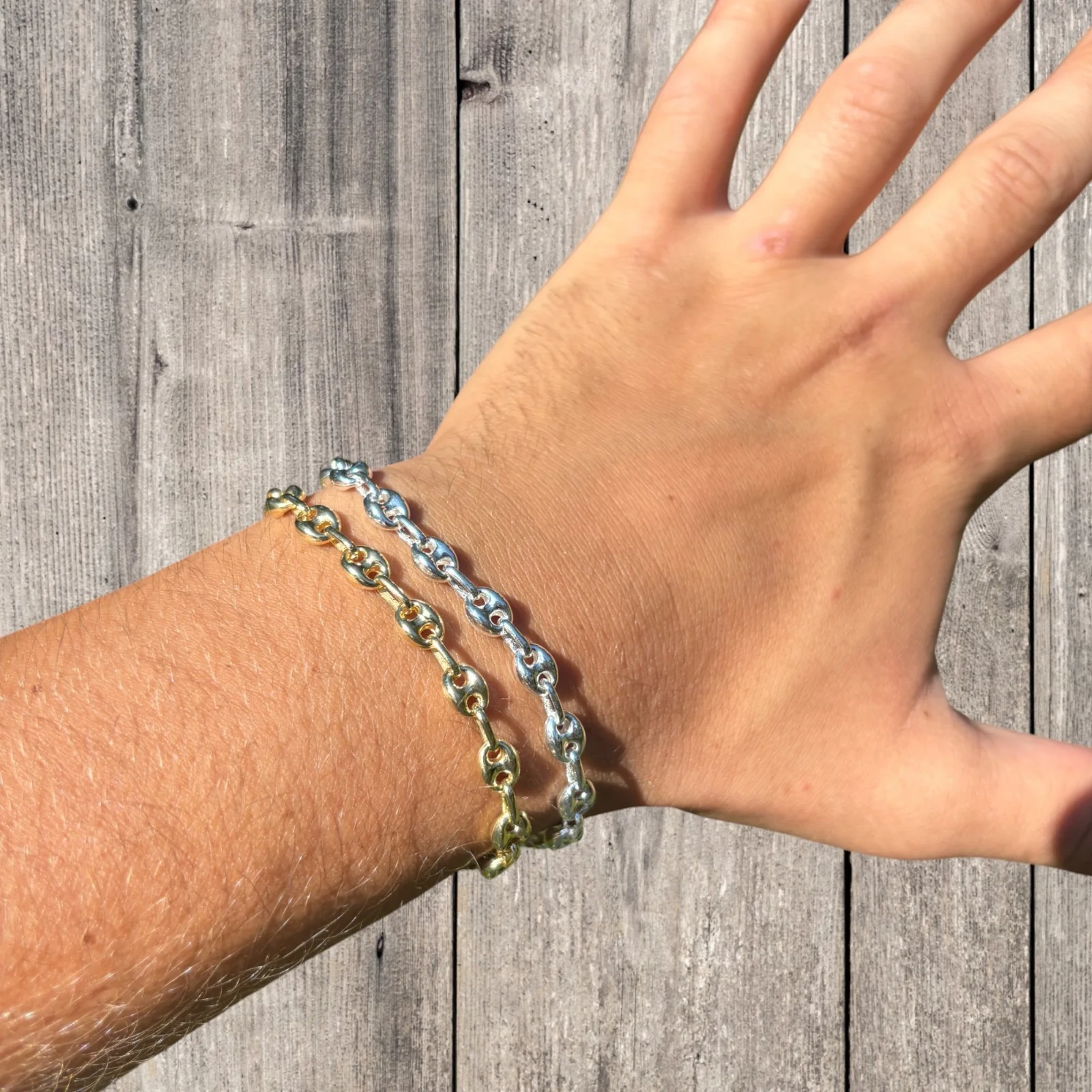 925 Sterling Silver 6mm Puffed Gucci Bracelet - Image 17