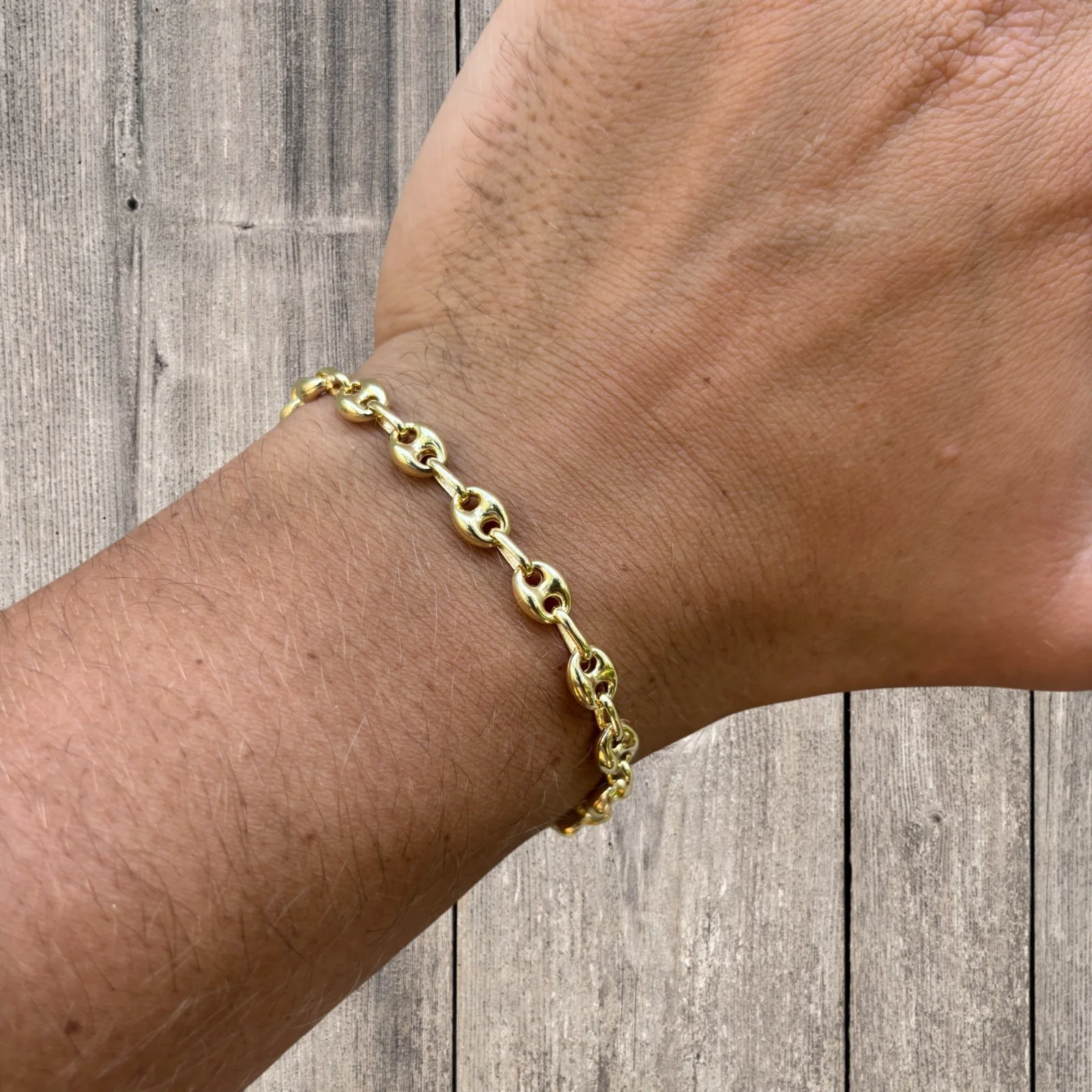 925 Sterling Silver 6mm Puffed Gucci Bracelet - Image 18