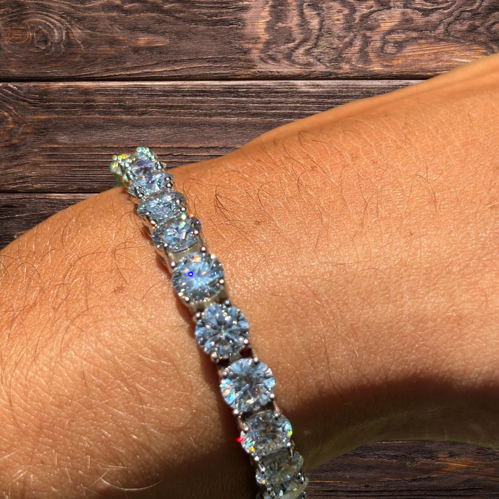 925 Sterling Silver 6mm Tennis Bracelet - CZ Or Moissanite - Image 10