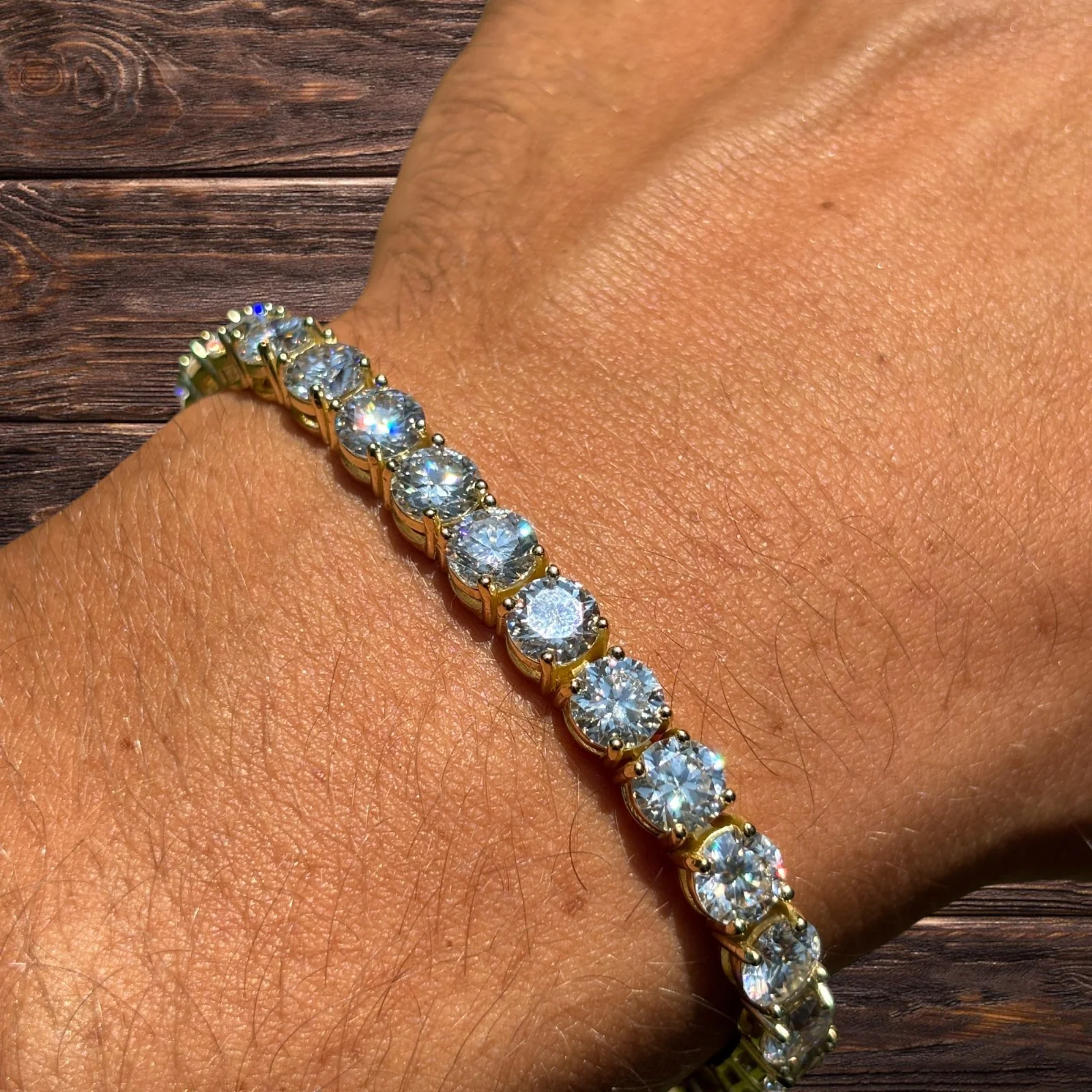 925 Sterling Silver 6mm Tennis Bracelet - CZ Or Moissanite - Image 11