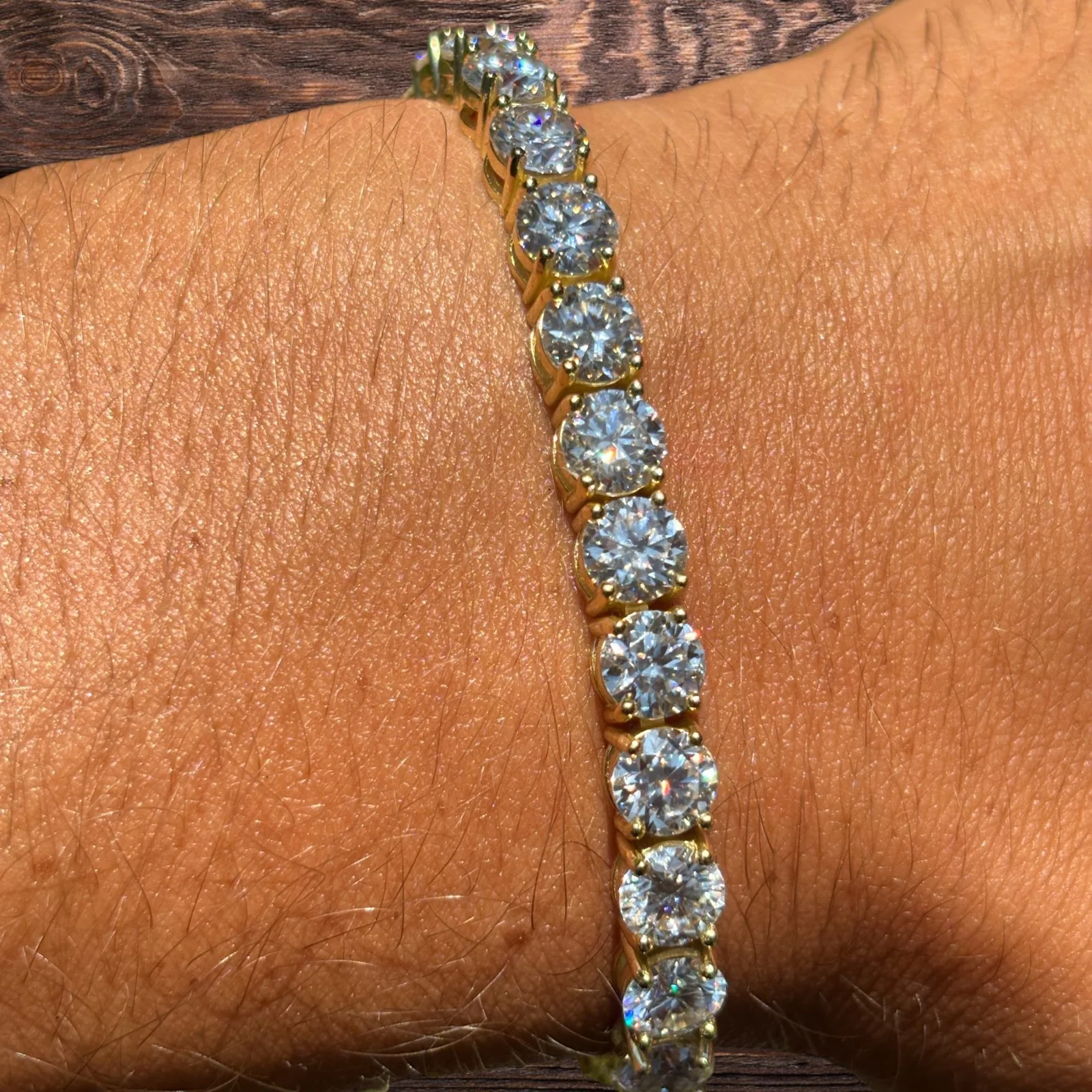 925 Sterling Silver 6mm Tennis Bracelet - CZ Or Moissanite - Image 13