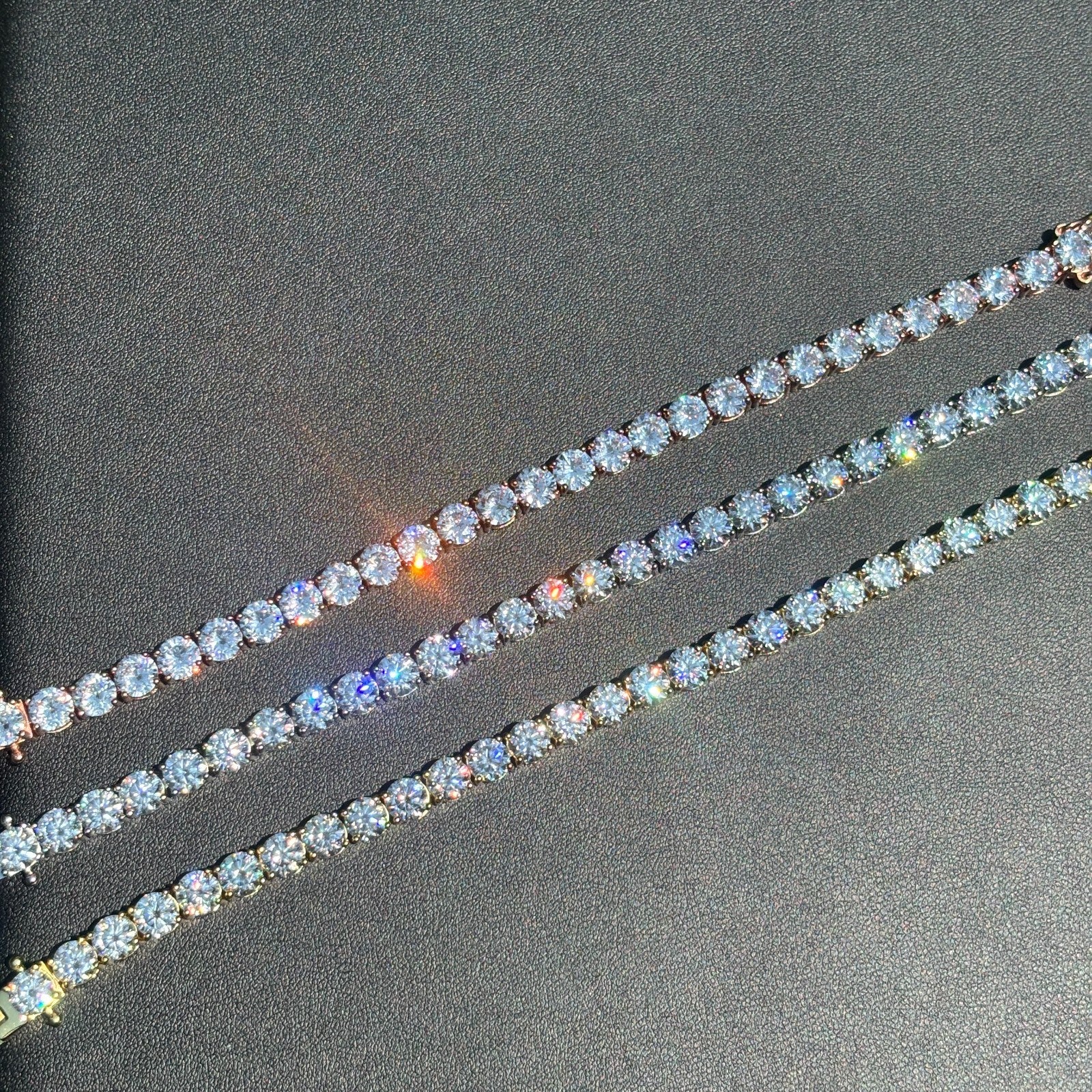 925 Sterling Silver 6mm Tennis Bracelet - CZ Or Moissanite - Image 14