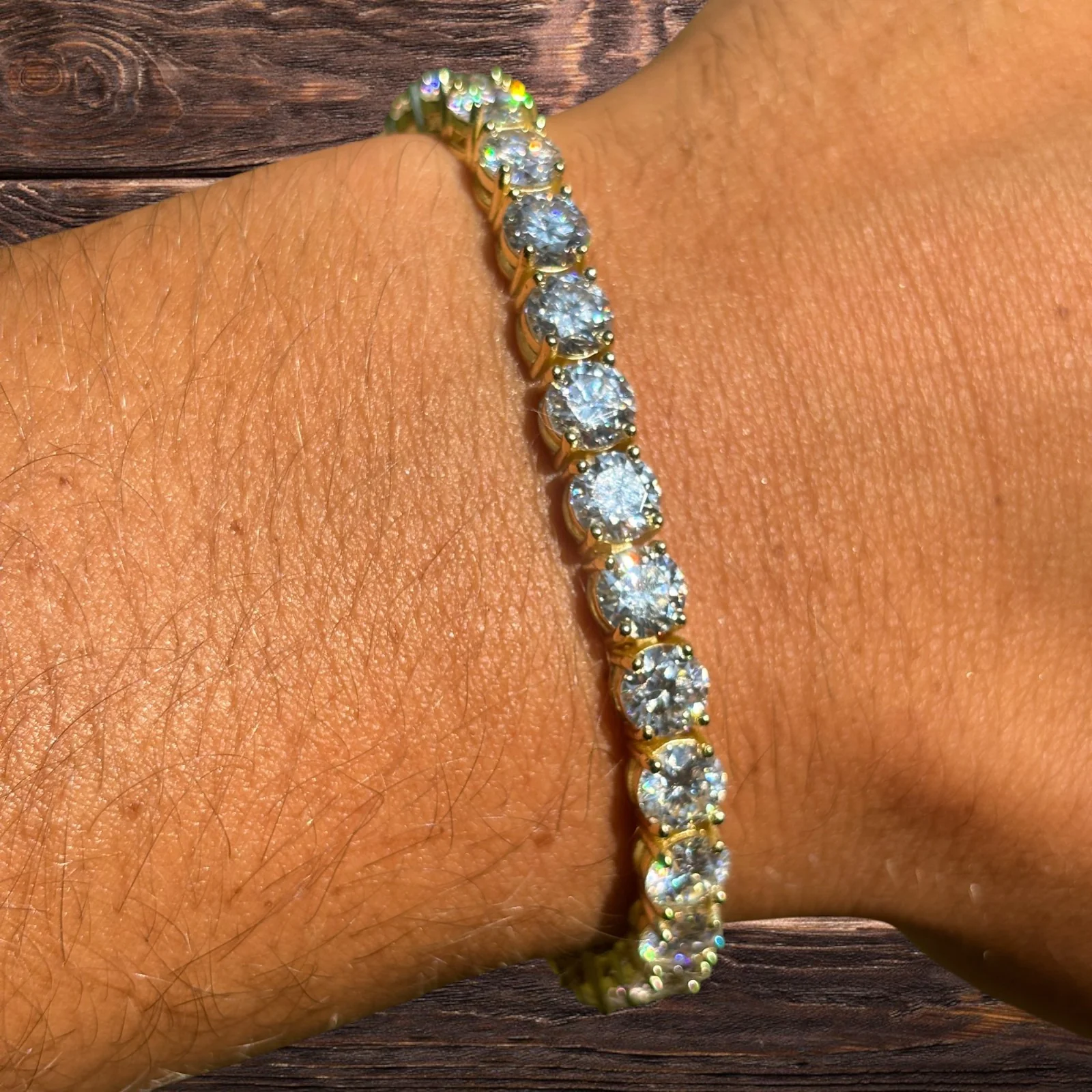 925 Sterling Silver 6mm Tennis Bracelet - CZ Or Moissanite - Image 18