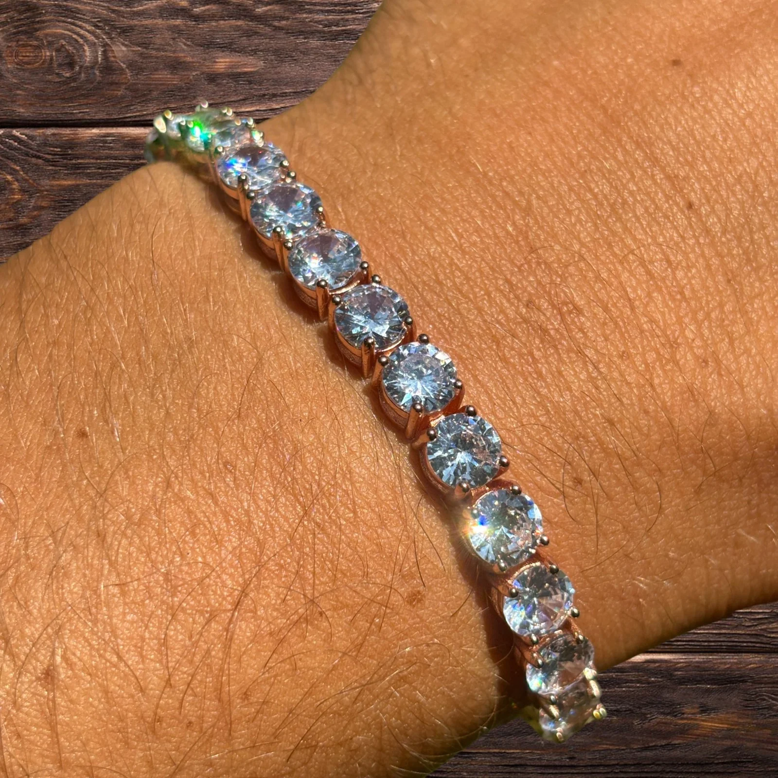 925 Sterling Silver 6mm Tennis Bracelet - CZ Or Moissanite - Image 20