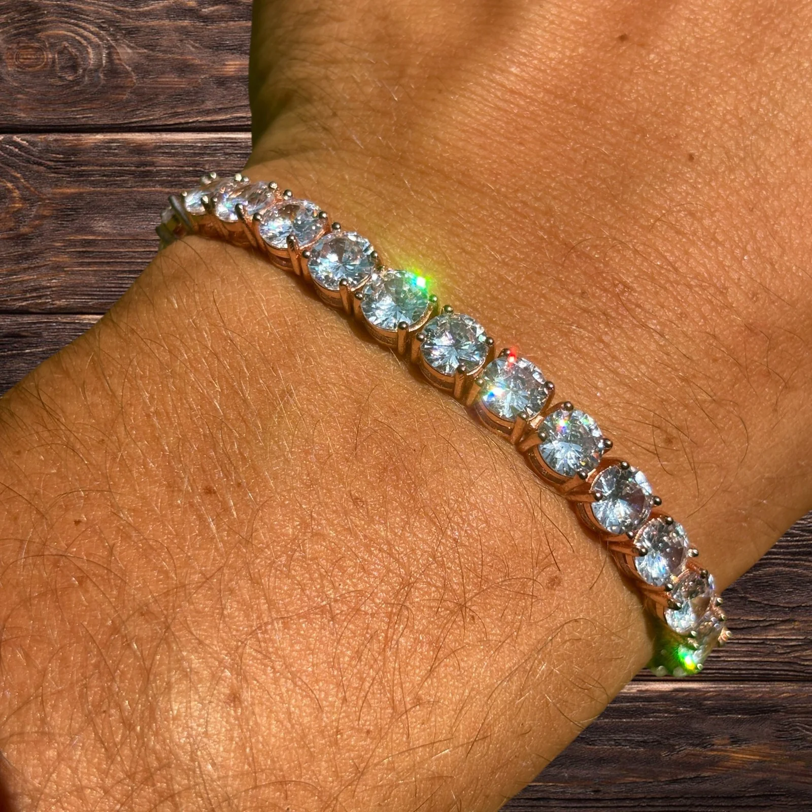 925 Sterling Silver 6mm Tennis Bracelet - CZ Or Moissanite - Image 23