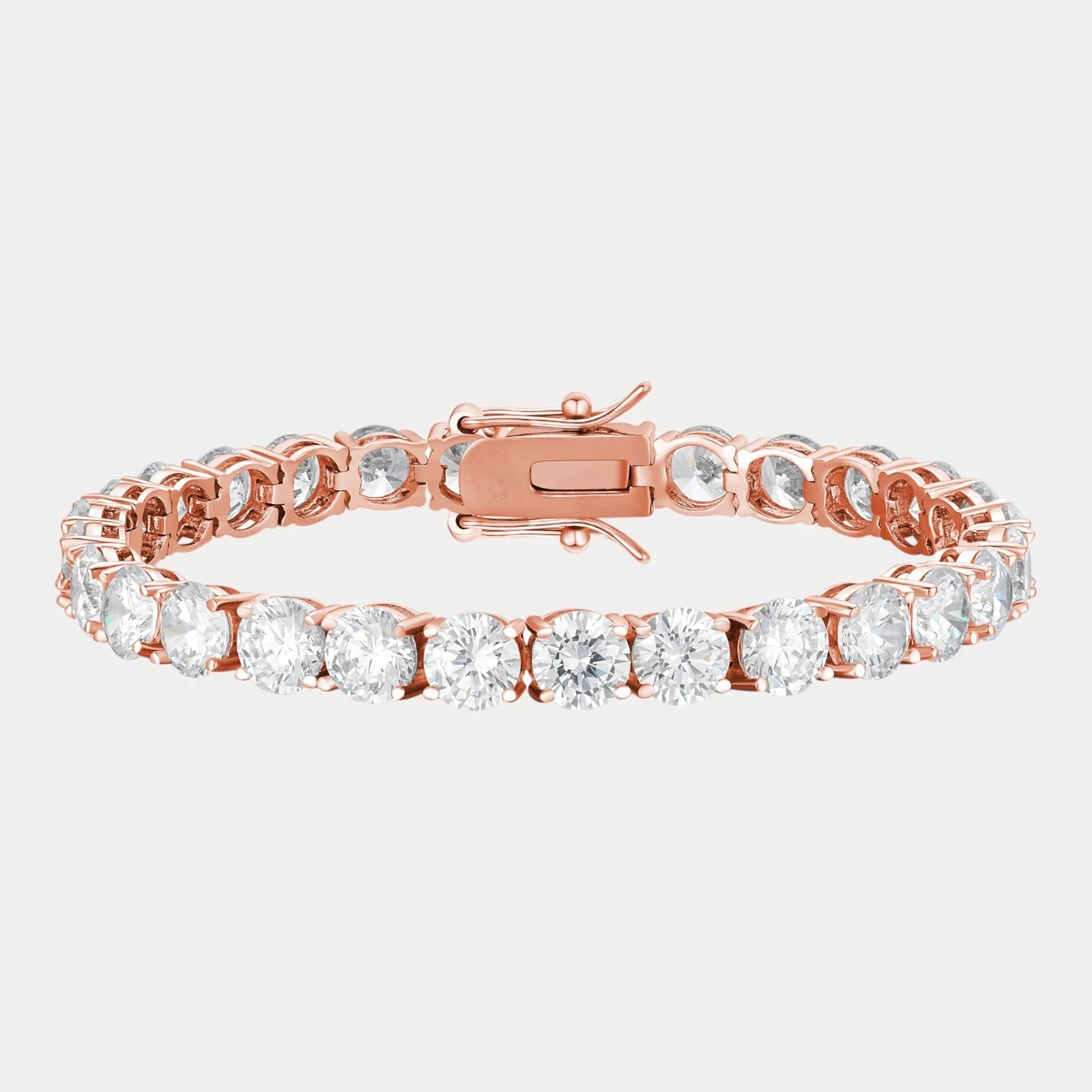 925 Sterling Silver 6mm Tennis Bracelet - CZ Or Moissanite - Image 3
