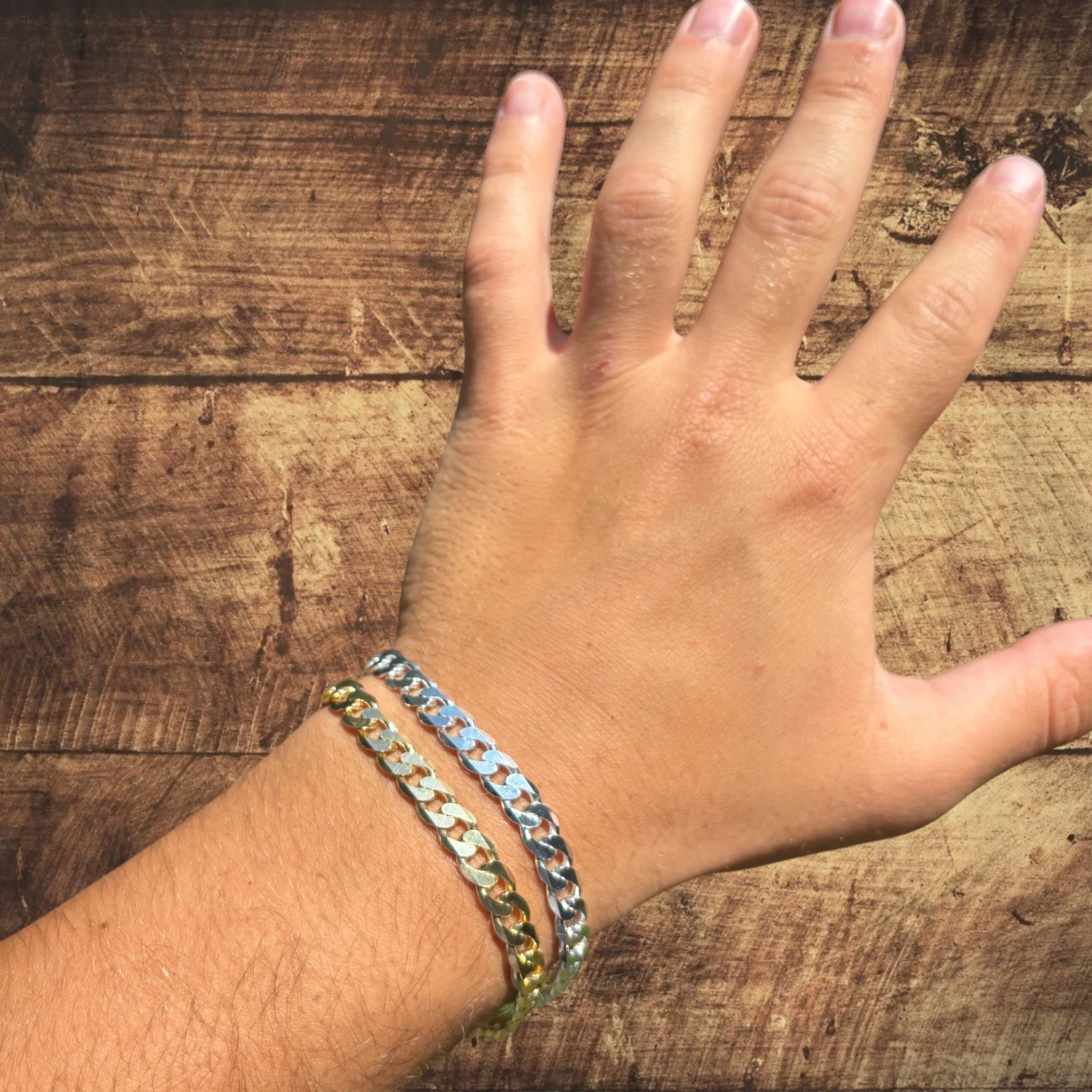 925 Sterling Silver 7mm Curb Bracelet - Image 16