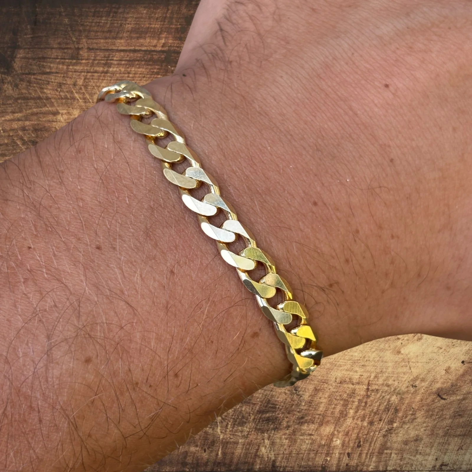 925 Sterling Silver 7mm Curb Bracelet - Image 17