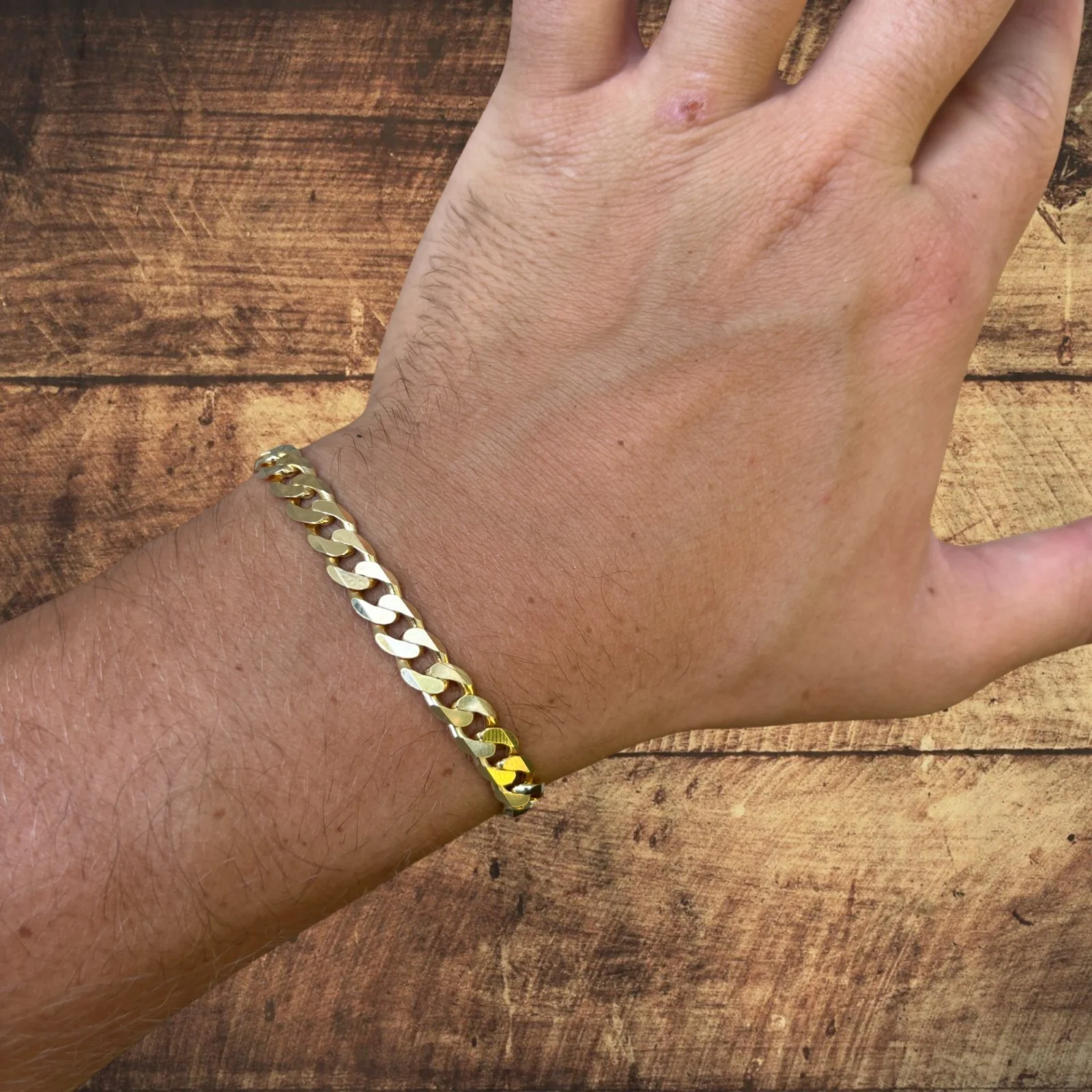 925 Sterling Silver 7mm Curb Bracelet - Image 18