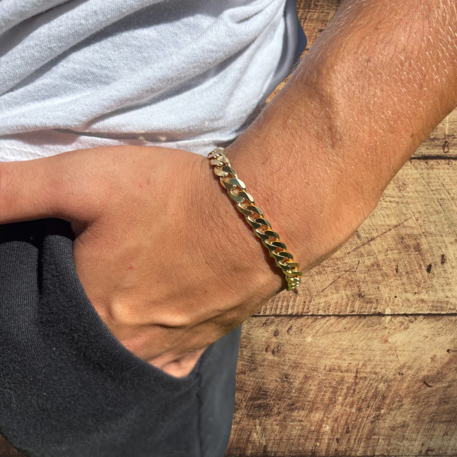 925 Sterling Silver 7mm Curb Bracelet - Image 23