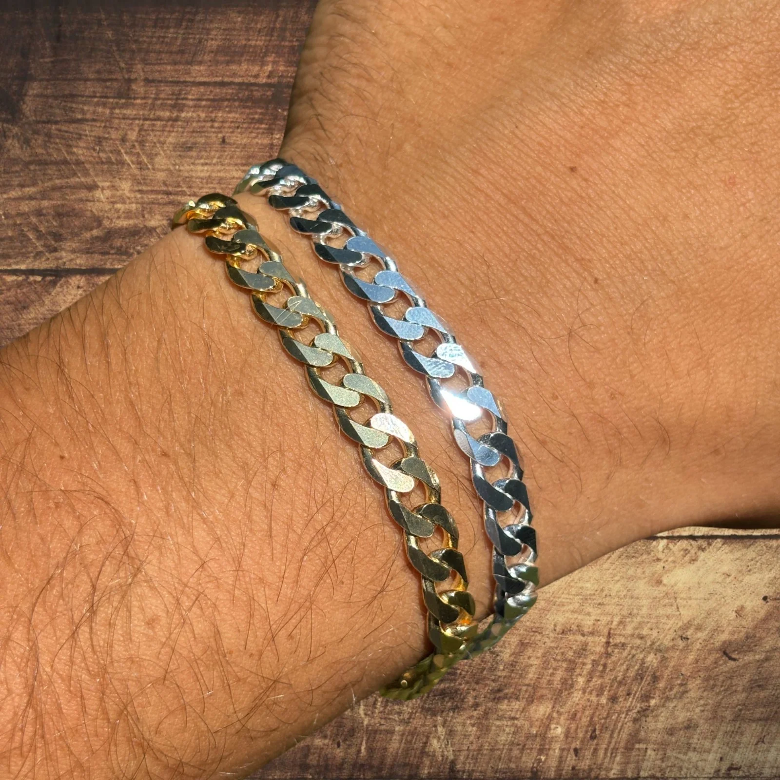 925 Sterling Silver 7mm Curb Bracelet - Image 3