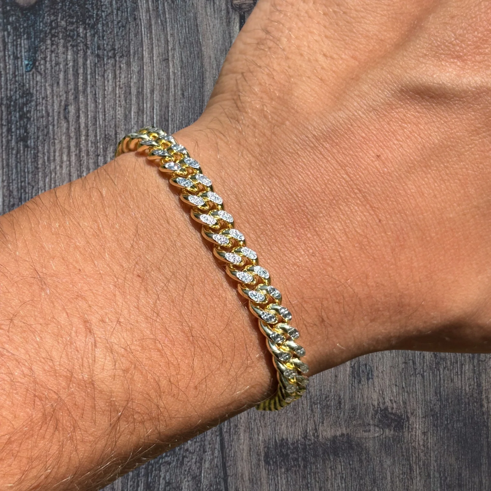 925 Sterling Silver 7mm Diamond Cut Miami Cuban Bracelet - Image 18