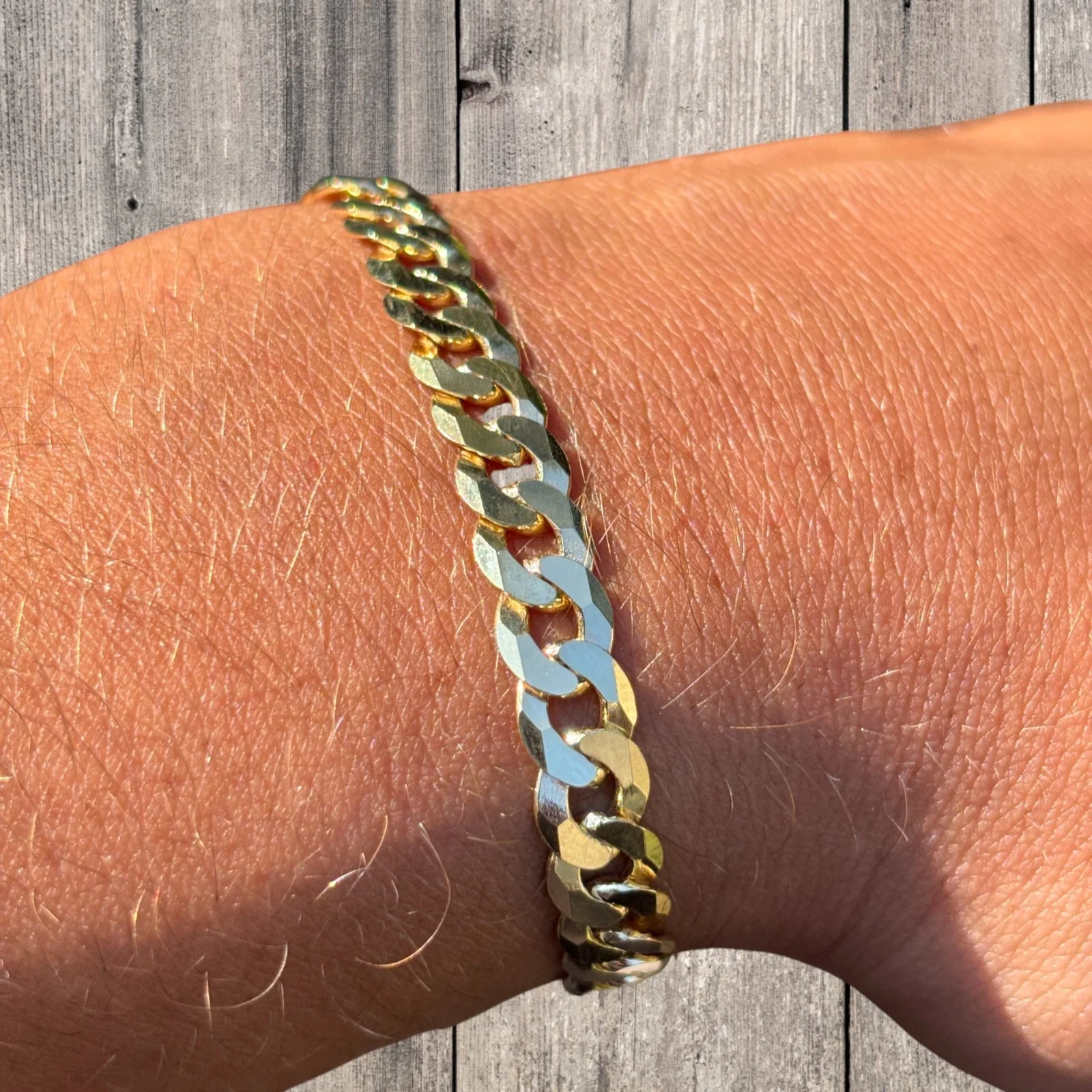 925 Sterling Silver 7mm Flat Curb Bracelet - Image 14