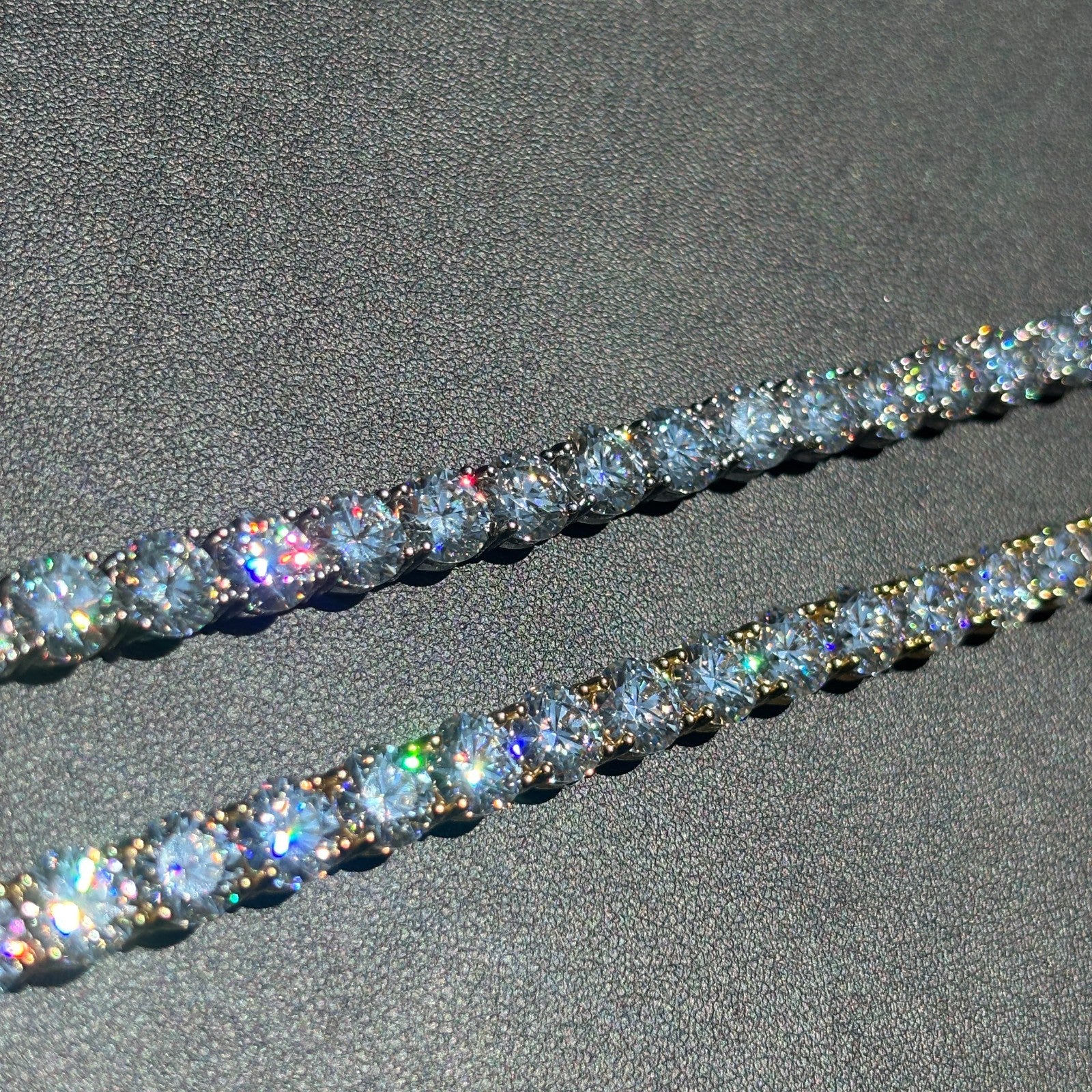 925 Sterling Silver 7mm Tennis Bracelet - CZ Or Moissanite - Image 14