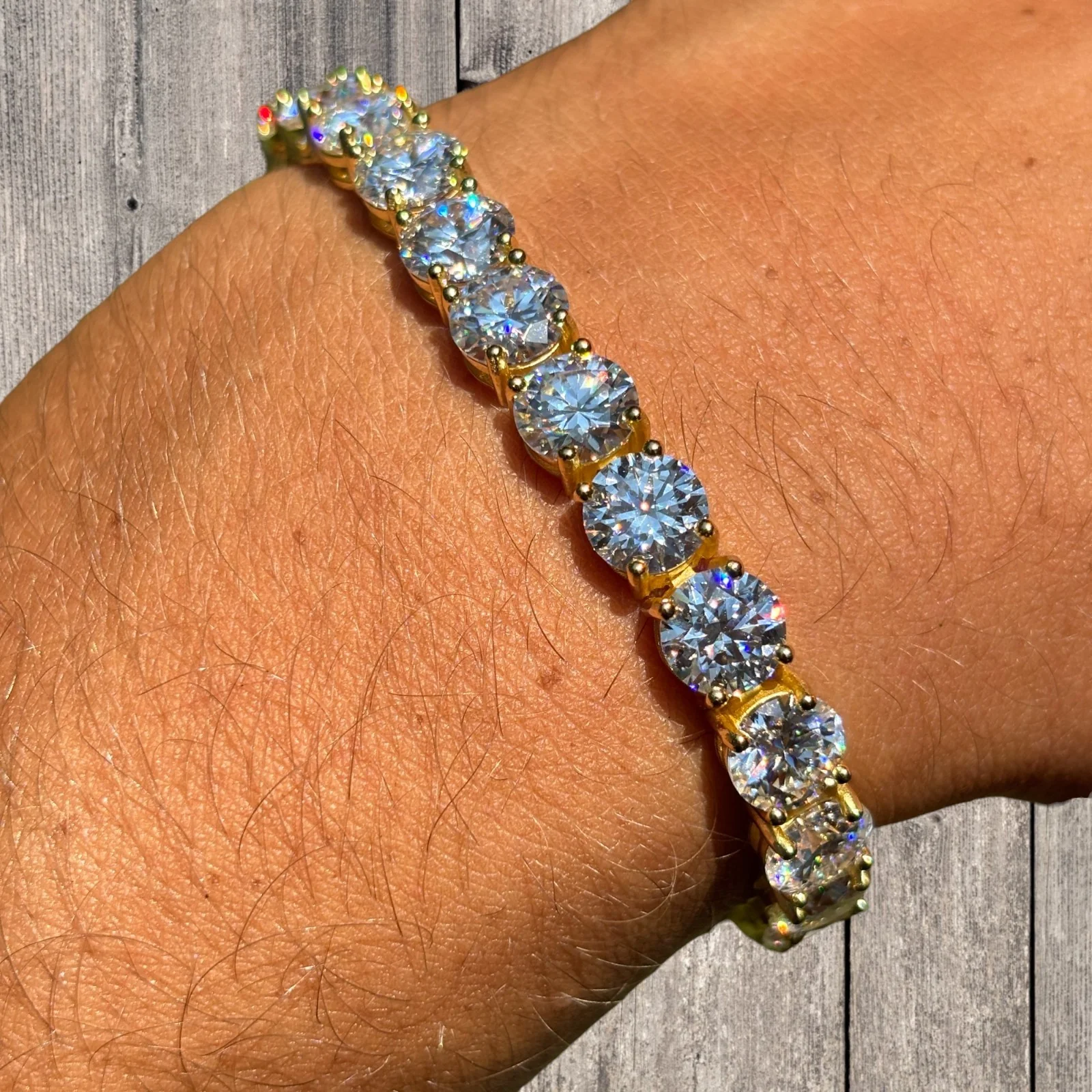 925 Sterling Silver 7mm Tennis Bracelet - CZ Or Moissanite - Image 16