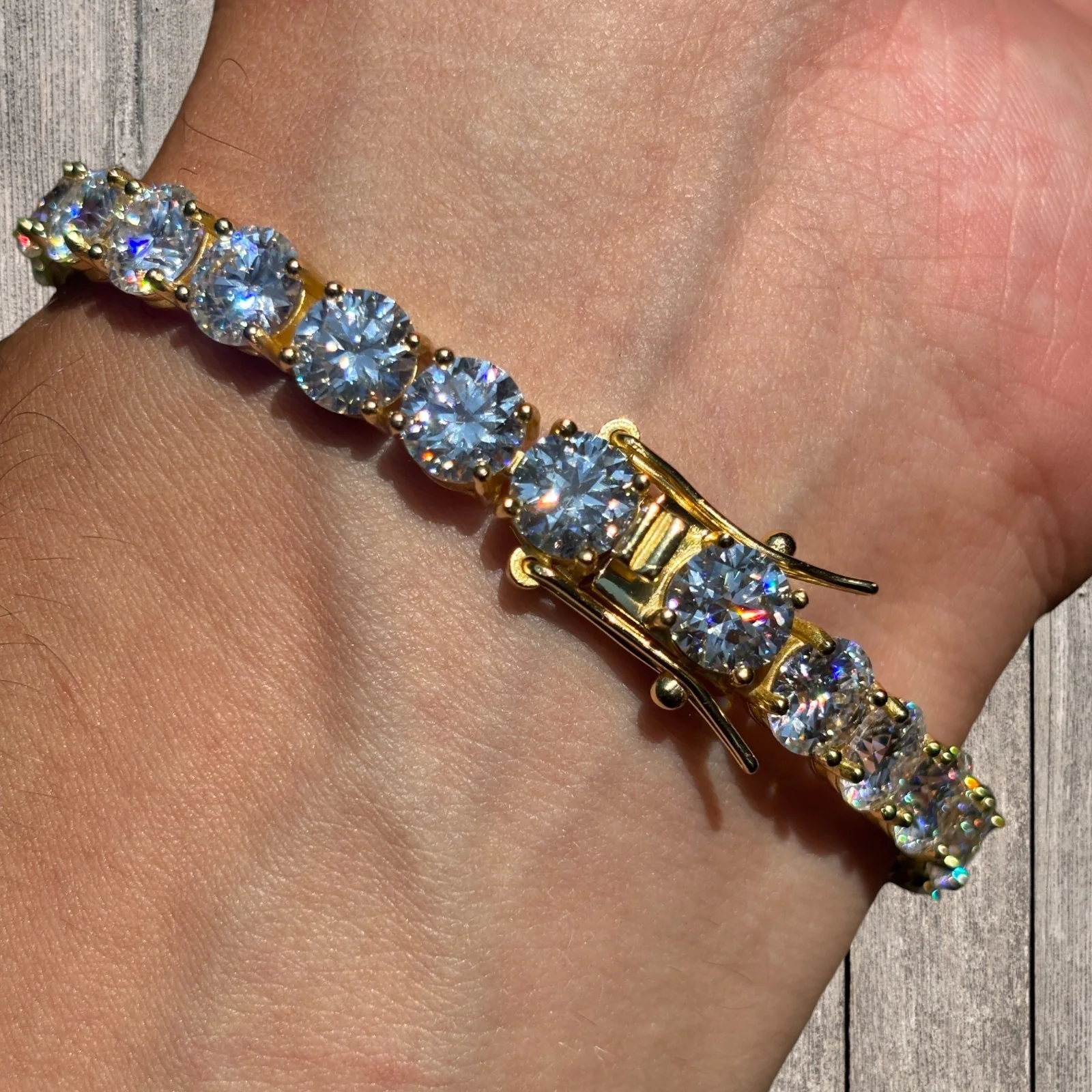 925 Sterling Silver 7mm Tennis Bracelet - CZ Or Moissanite - Image 18