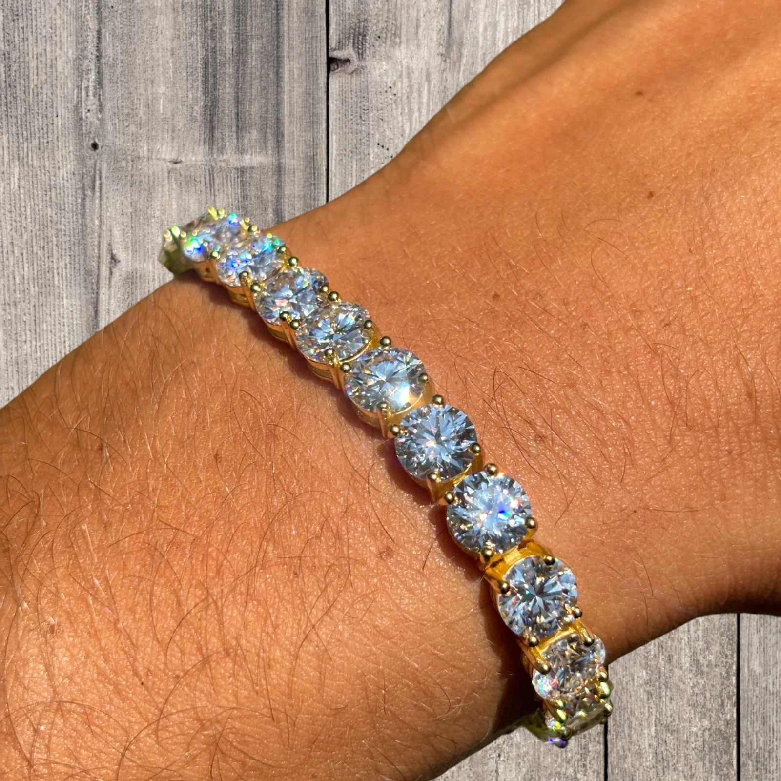 925 Sterling Silver 7mm Tennis Bracelet - CZ Or Moissanite - Image 19