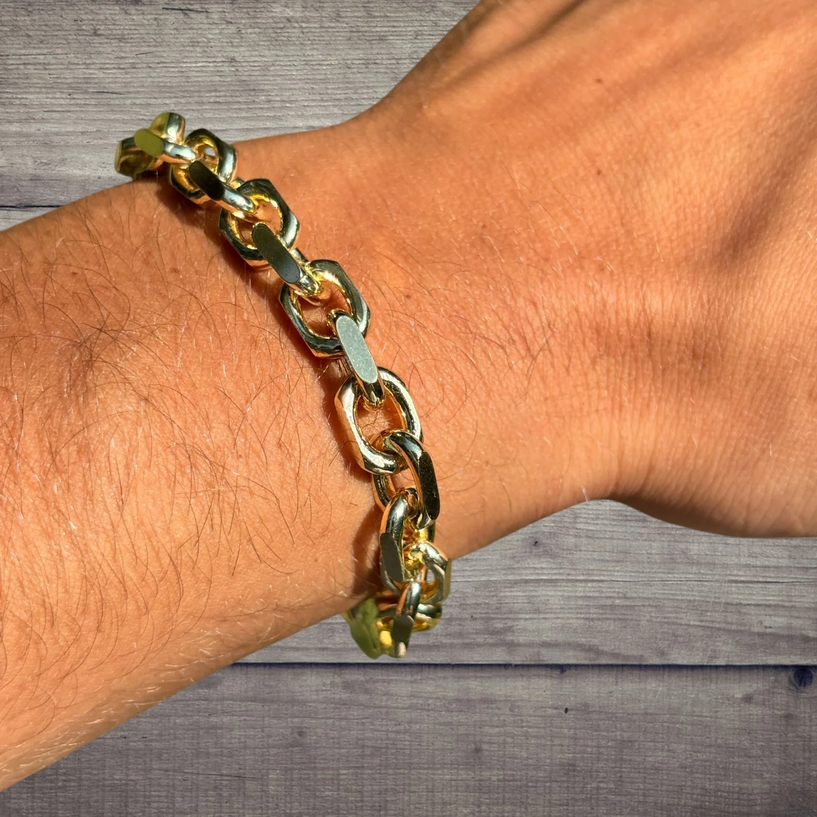 925 Sterling Silver 8mm Anchor Cable Bracelet - Image 19